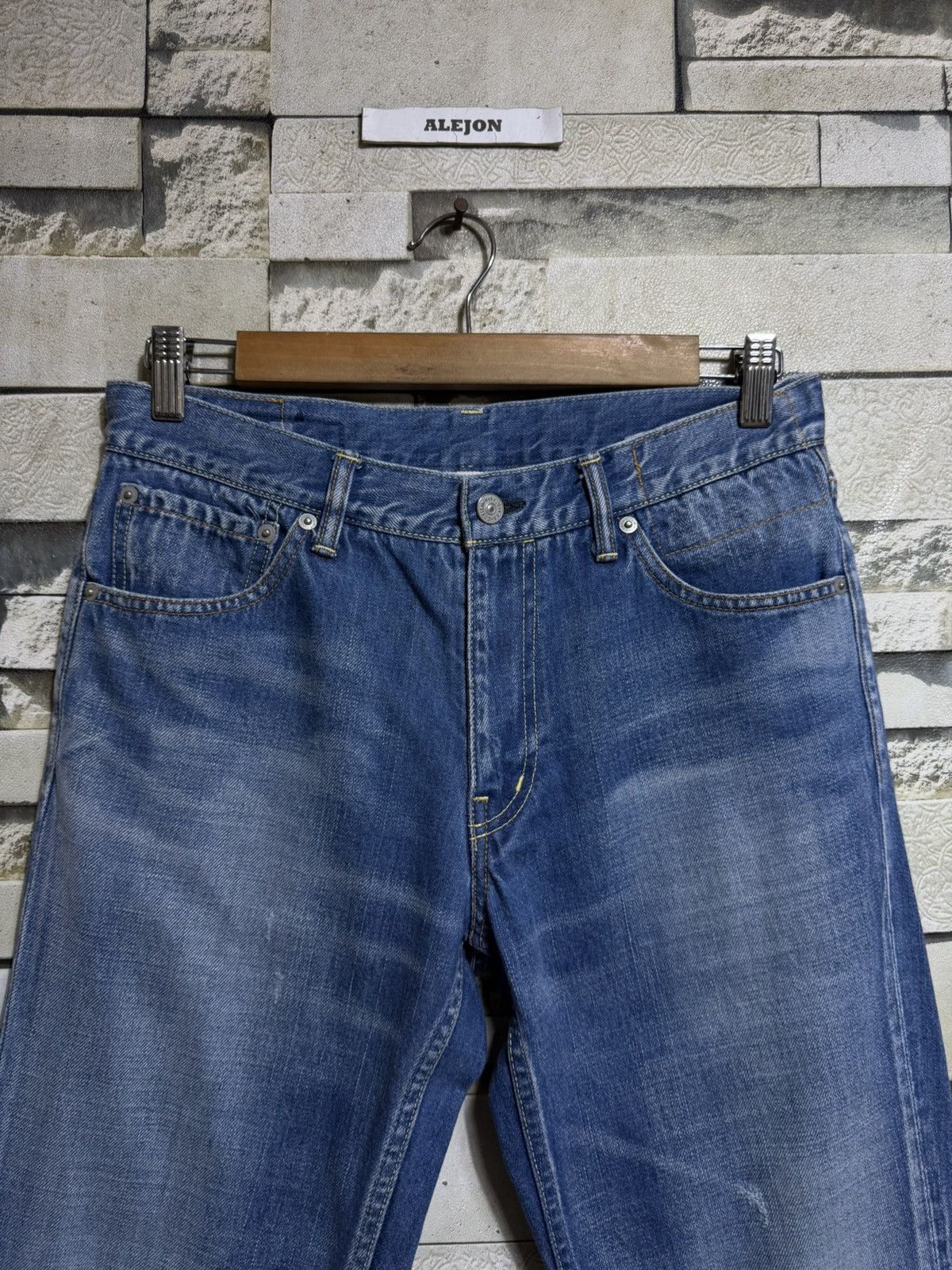 Visvim VISVIM 03D5 SOCIAL SCULPTURE DENIM PANTS Size US 31 - 2 Thumbnail