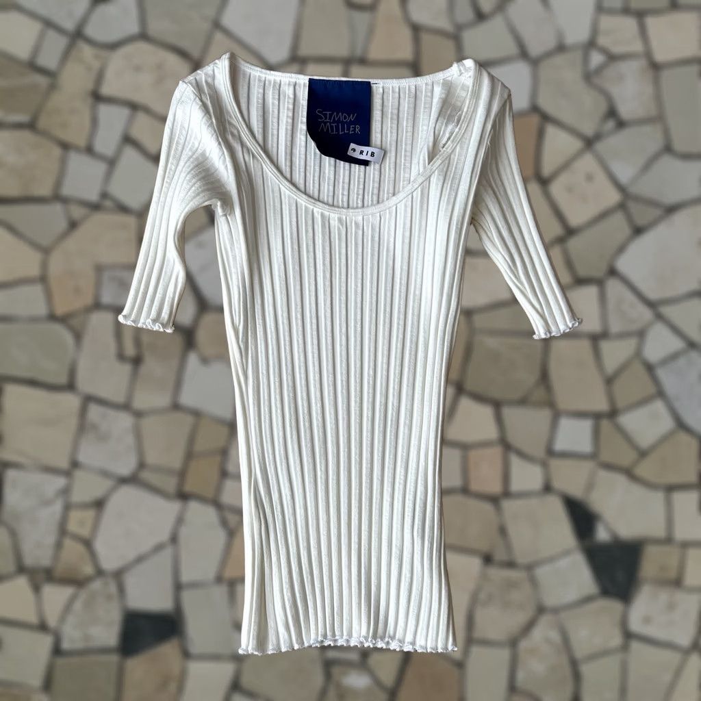 Simon Miller Simon Miller Vista Rib Top Short Sleeve Women’s XS Size XS / US 0-2 / IT 36-38 - 1 Thumbnail
