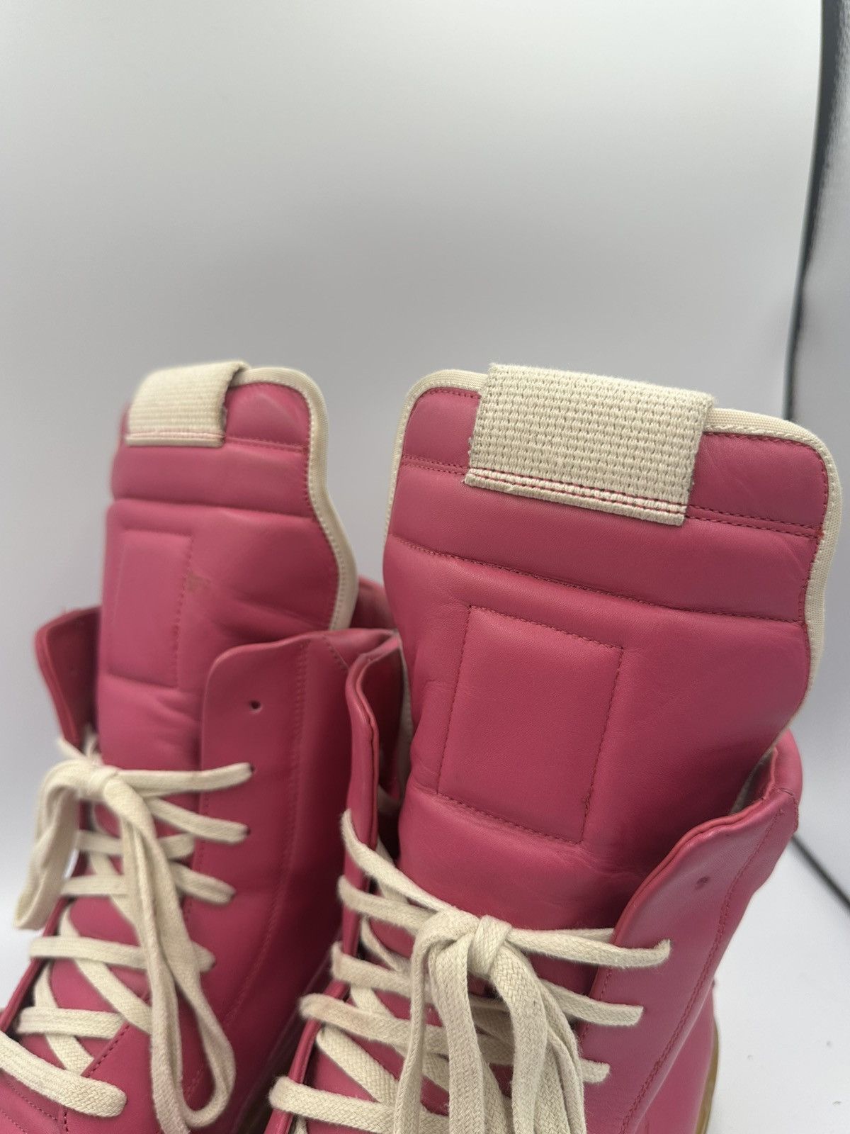 Rick Owens Rick Owens pink yellow sole geobasket Size US 13 / EU 46 - 4 Thumbnail