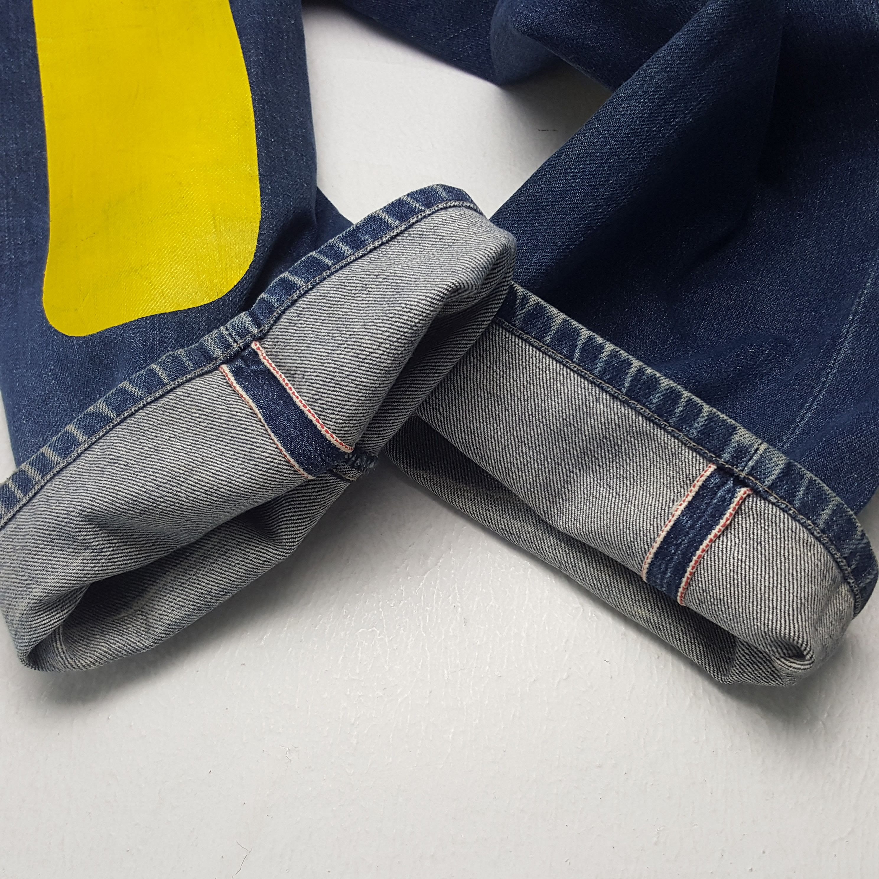 Evisu × Japanese Brand × Vintage Vintage Evisu Japanese Brand Daicock Custom Art Denim Jeans Size US 30 / EU 46 - 12 Thumbnail