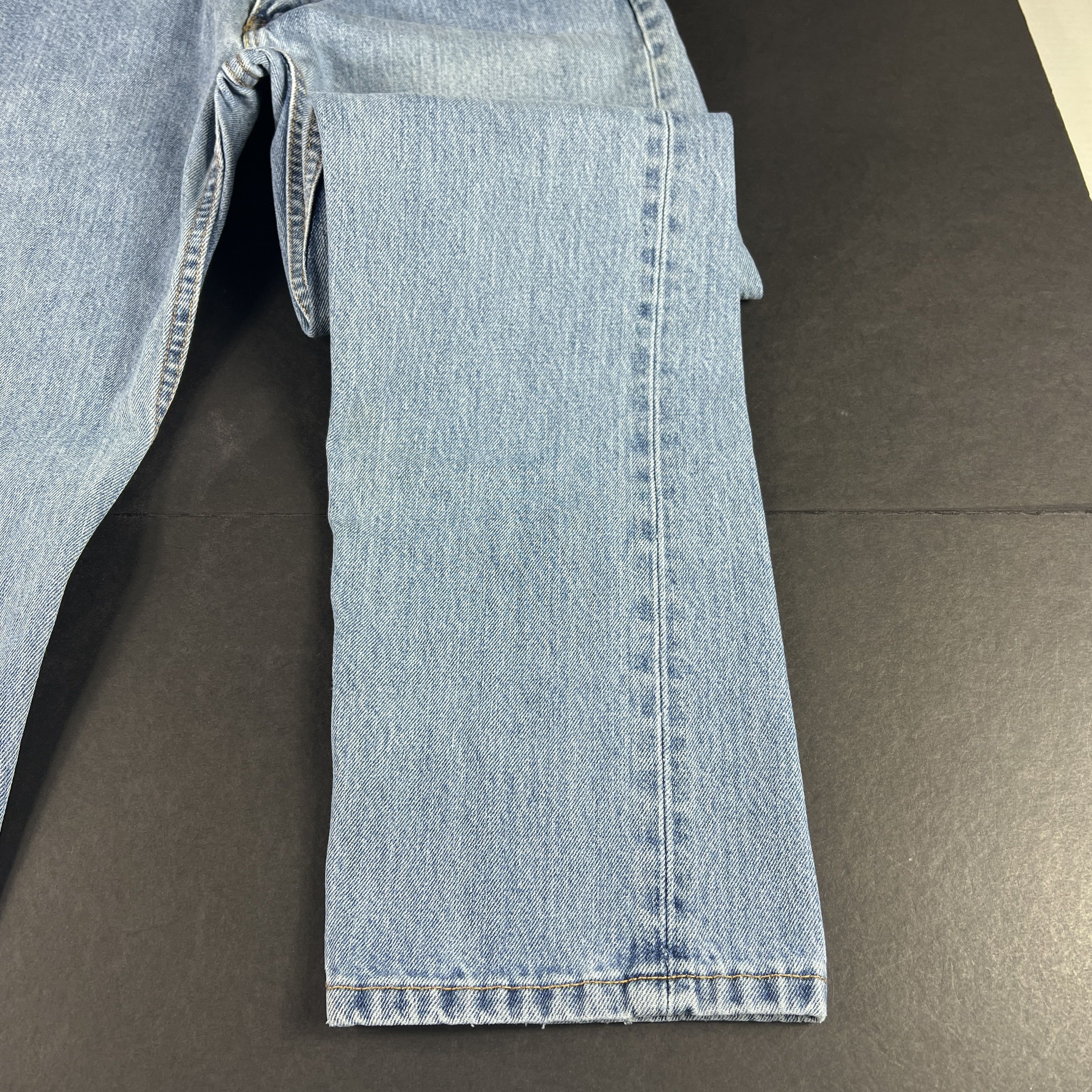Levi's Levi's Jeans 505 Straight Leg Blue Faded Cotton Denim Size US 32 / EU 48 - 7 Thumbnail