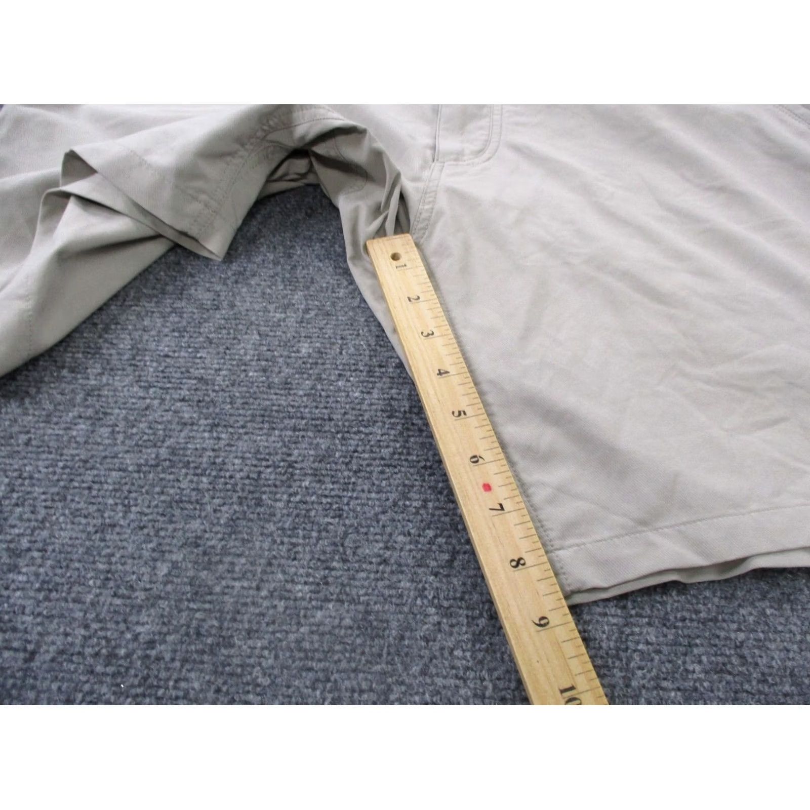 Vintage Kuhl Mens Chino Shorts 38 Gray Outdoor Quick Dry Lightweight Pockets Logo Casual Workwear Size US 39 - 3 Thumbnail