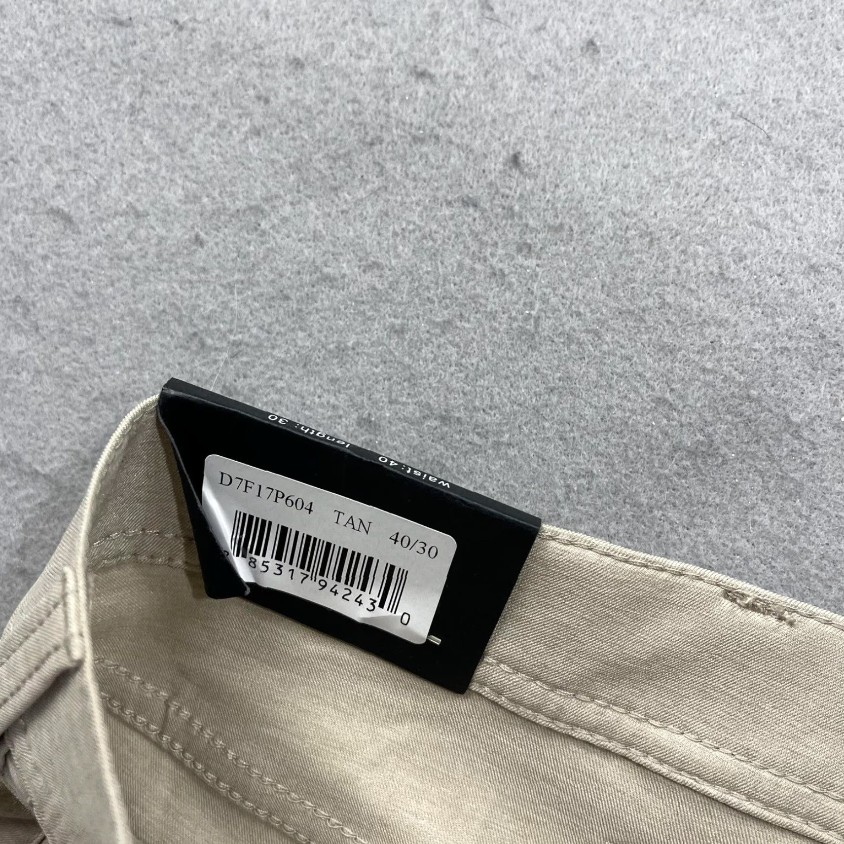Vintage Dunning Golf Pants Mens 40x25 Beige Stretch Knit Khakis Casual Straight Leg Pockets Zip Fly 40/30 Regular Modern Performance Bottoms Size US 40 / EU 56 - 4 Thumbnail