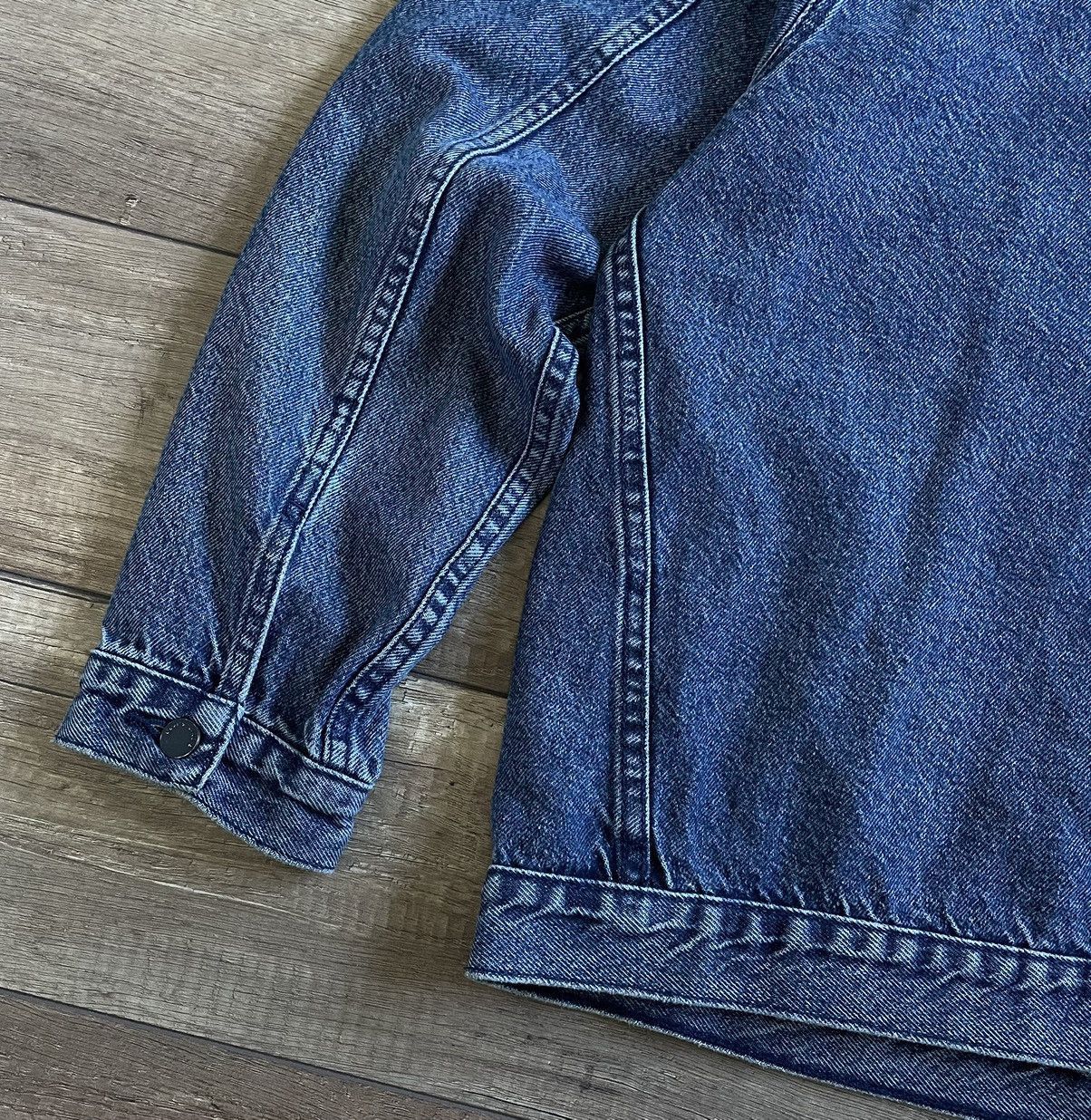 Levi's Levi’s Line 8 Washed Blue Denim Skate Trucker Jacket Size US XL / EU 56 / 4 - 6 Thumbnail