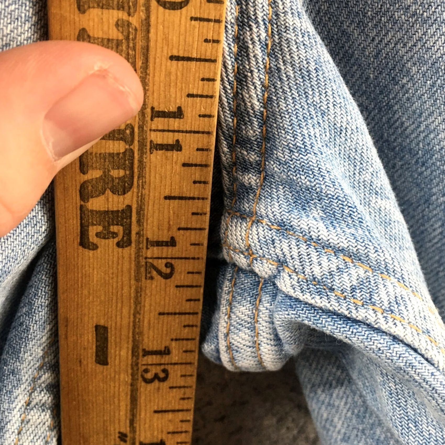 H&M H&M Slim Fit Straight Jeans Mens 12 Blue Denim Light Wash Zip NEW Jeans Size 34" / US 12 / IT 48 - 6 Thumbnail