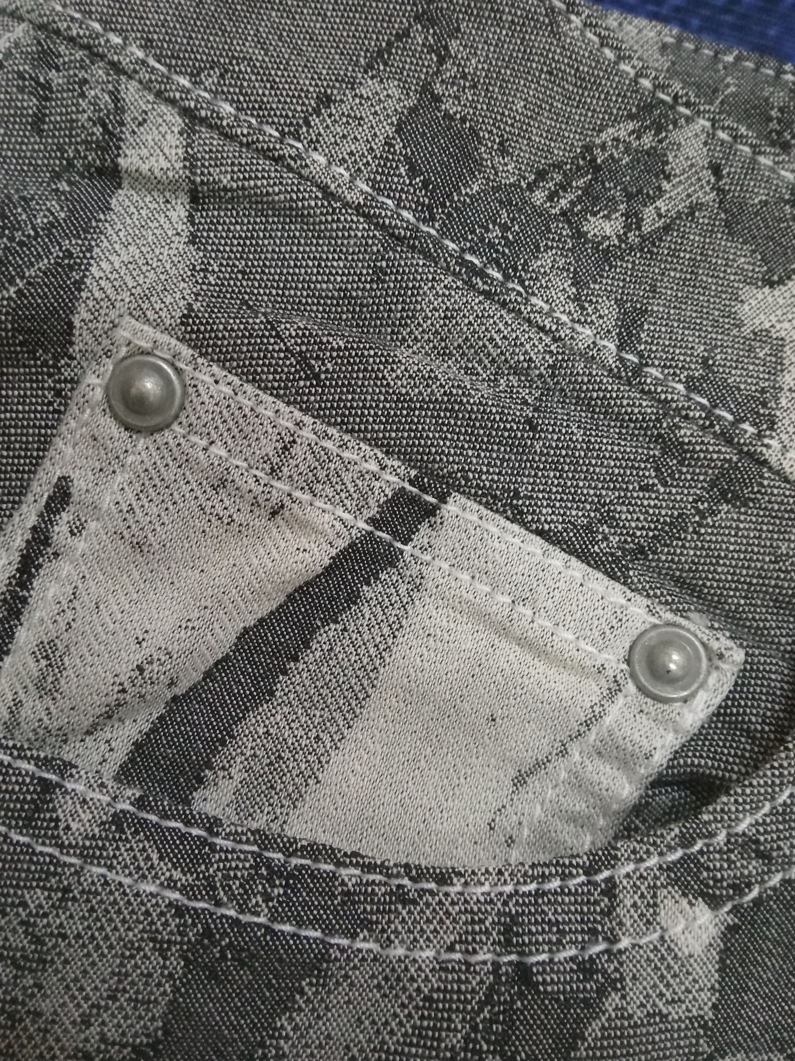 Issey Miyake Issey Miyake A-POC Bush Stroke Knitted Abstract Denim Pants Size US 32 / EU 48 - 7 Thumbnail