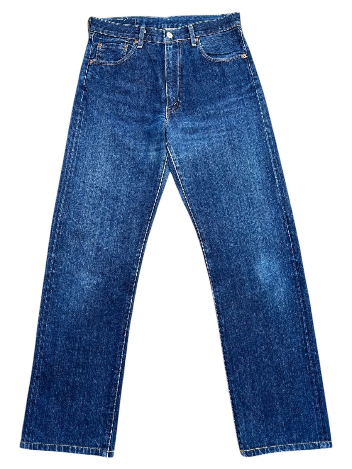 Kapital Vintage Levis Big E Selvedge Distressed Denim Jeans Size US 31 - 1 Thumbnail