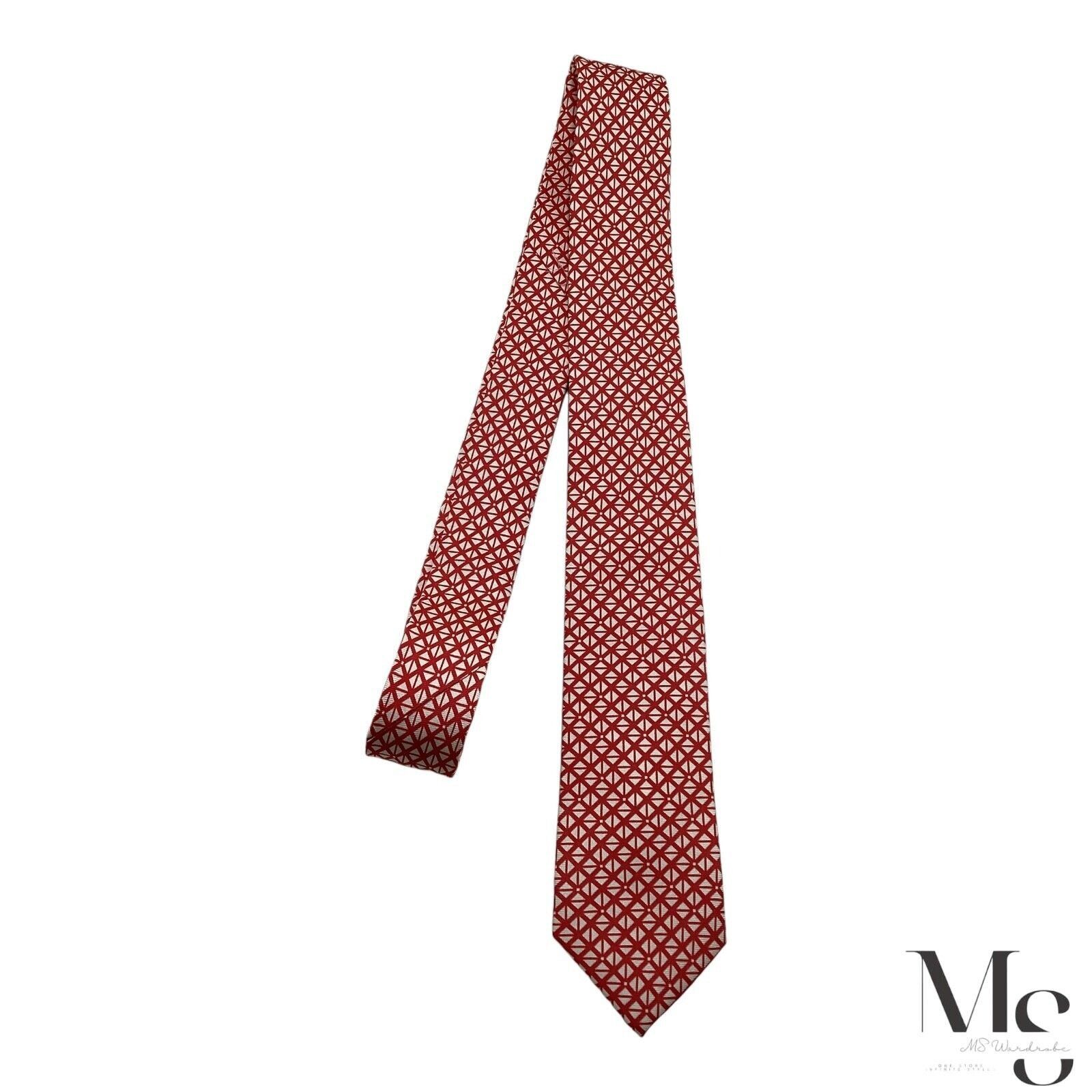 Other PAUL Red Geometric Luxury Silk Tie W:2.5" EX COND Size ONE SIZE - 5 Thumbnail
