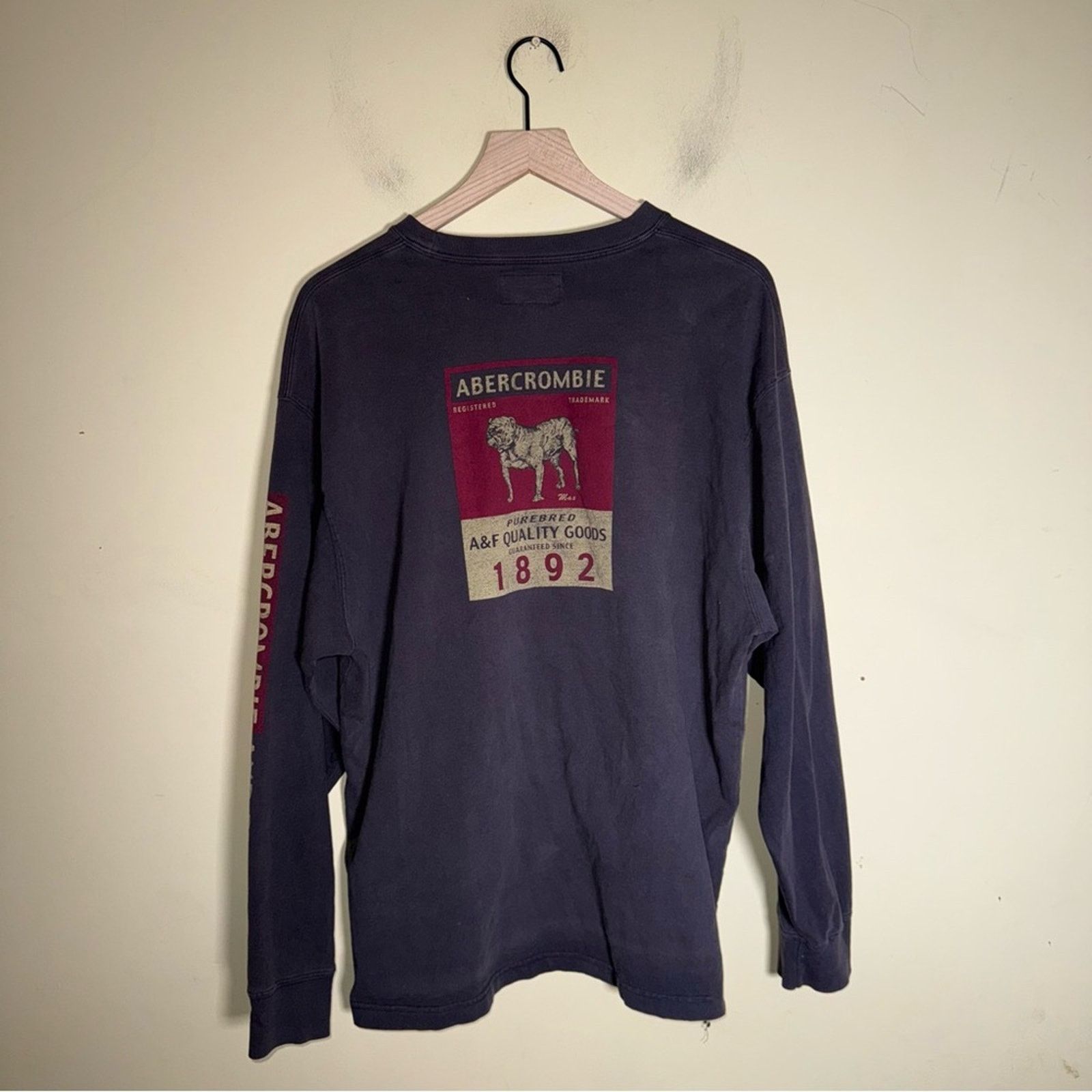 Abercrombie & Fitch VINTAGE ABERCROMBIE & FITCH Y2K graphic long sleeve shirt XL Size US XL / EU 56 / 4 - 5 Thumbnail