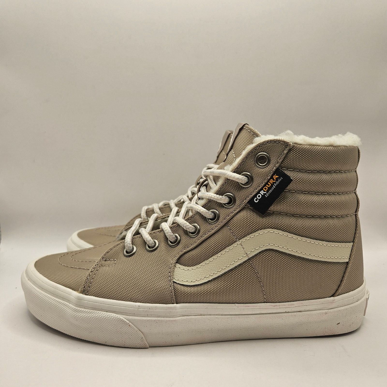 Vans VANS WOMEN'S 8 CORDURA SK8 HI SHERPA WALNUT CLASSIC SKATE Size US 8 / IT 38 - 3 Thumbnail