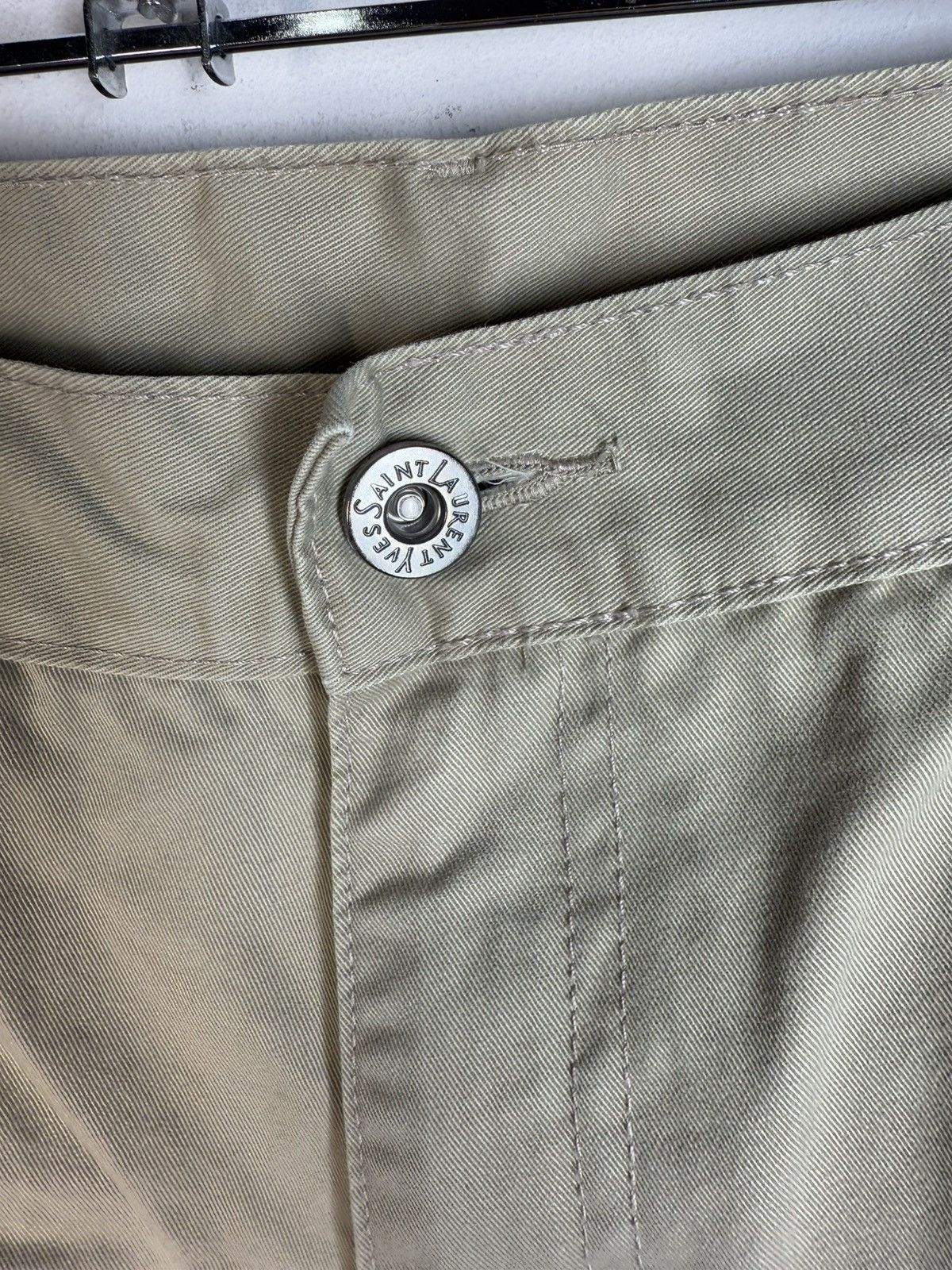 Yves Saint Laurent Beige 34x30 YSL Jeans Cotton Pants Size US 34 / EU 50 - 9 Thumbnail