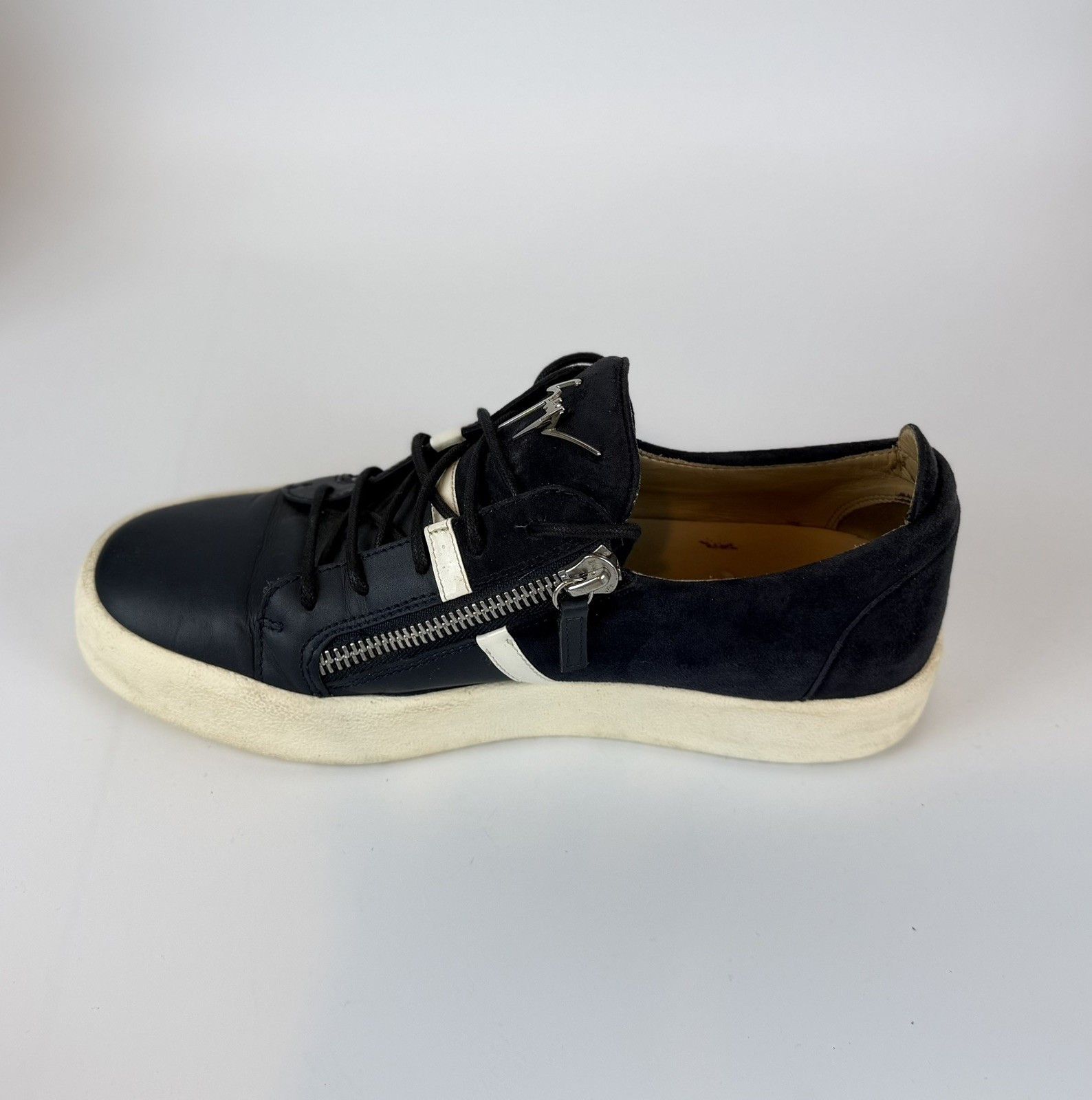 Giuseppe Zanotti Giuseppe Zanotti Men’s Low-Top Sneakers - blue Suede Size US 10 / EU 43 - 6 Thumbnail