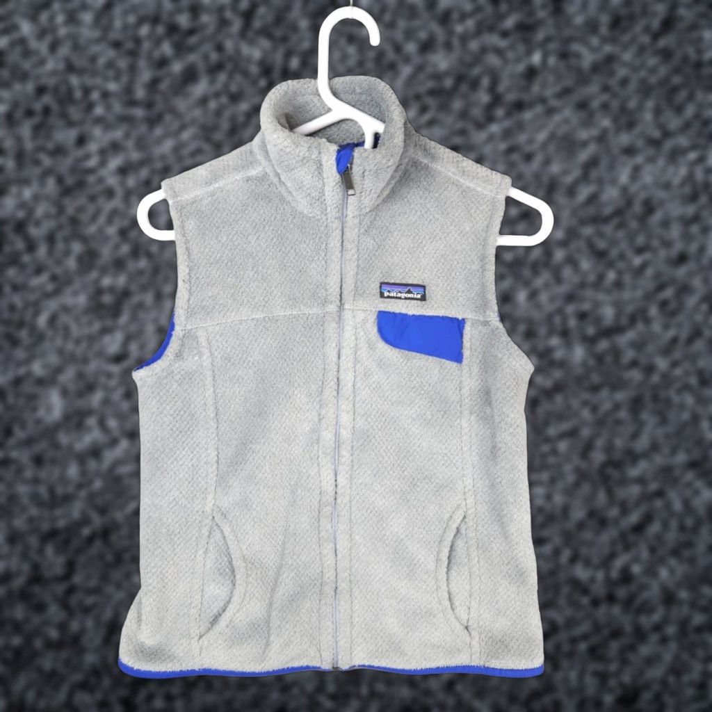 Patagonia Patagonia Re-Tool Vest Womens Small Gray Full Zip Fleece Outdoor Hiking Size S / US 4 / IT 40 - 1 Thumbnail