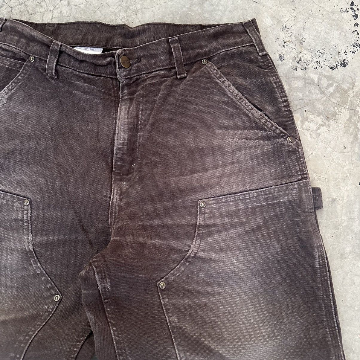 Carhartt (32x30) Crazy Vintage Y2K Distressed Carhartt Double Knee Size US 32 / EU 48 - 10 Thumbnail