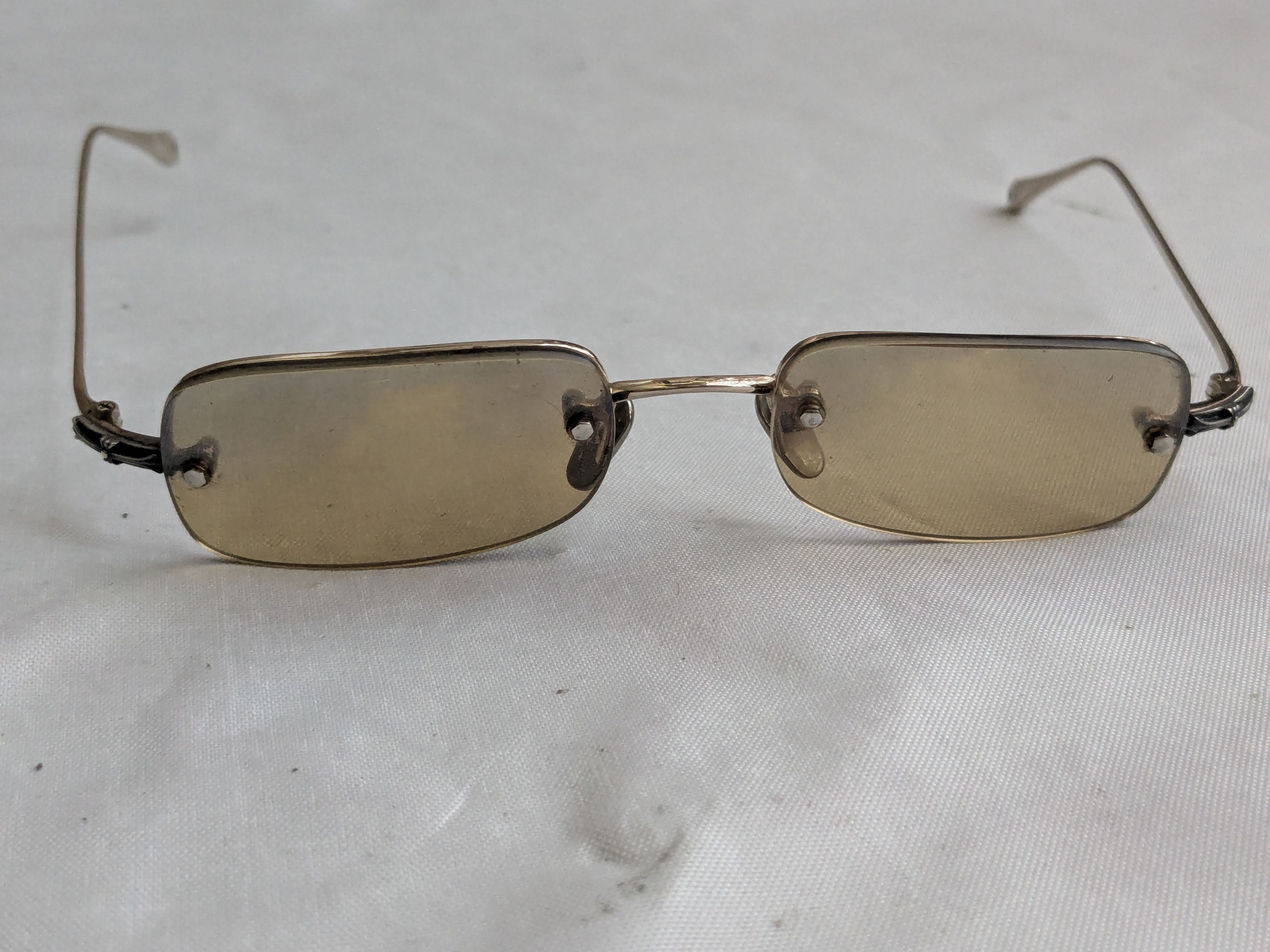 Chrome Hearts Chrome Hearts Sid Sunglasses Brown Aviator Sterling Size ONE SIZE - 3 Thumbnail