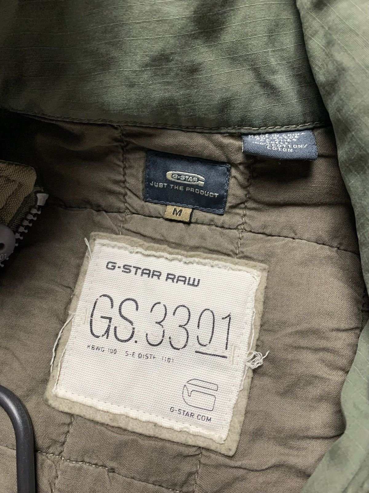 G-Star × Vintage Vintage Raw G Star denim jacket pocket rare S/M avant-garde Size US S / EU 44-46 / 1 - 7 Thumbnail