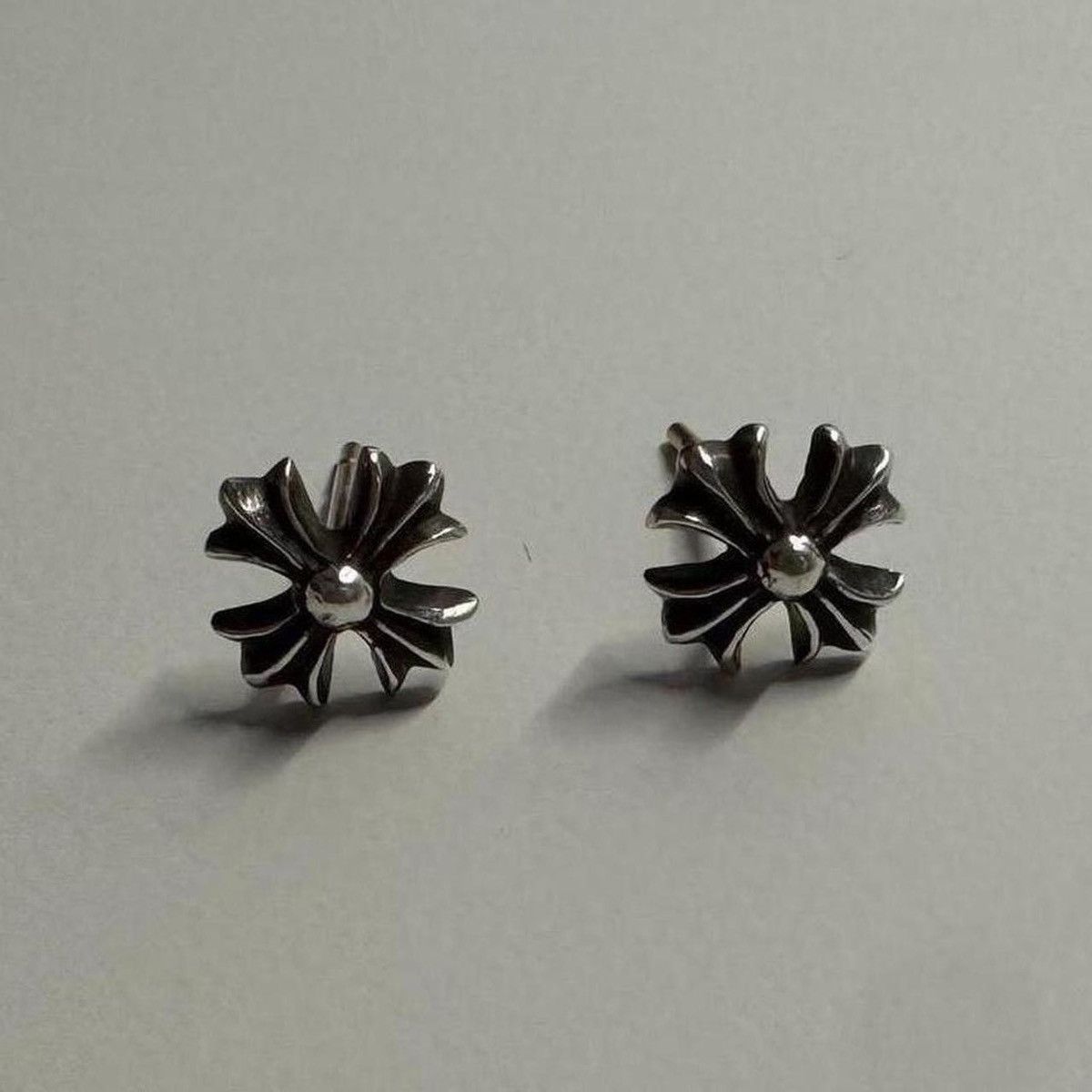 Chrome Hearts Chrome Hearts CH Cross Earrings Studs | Grailed