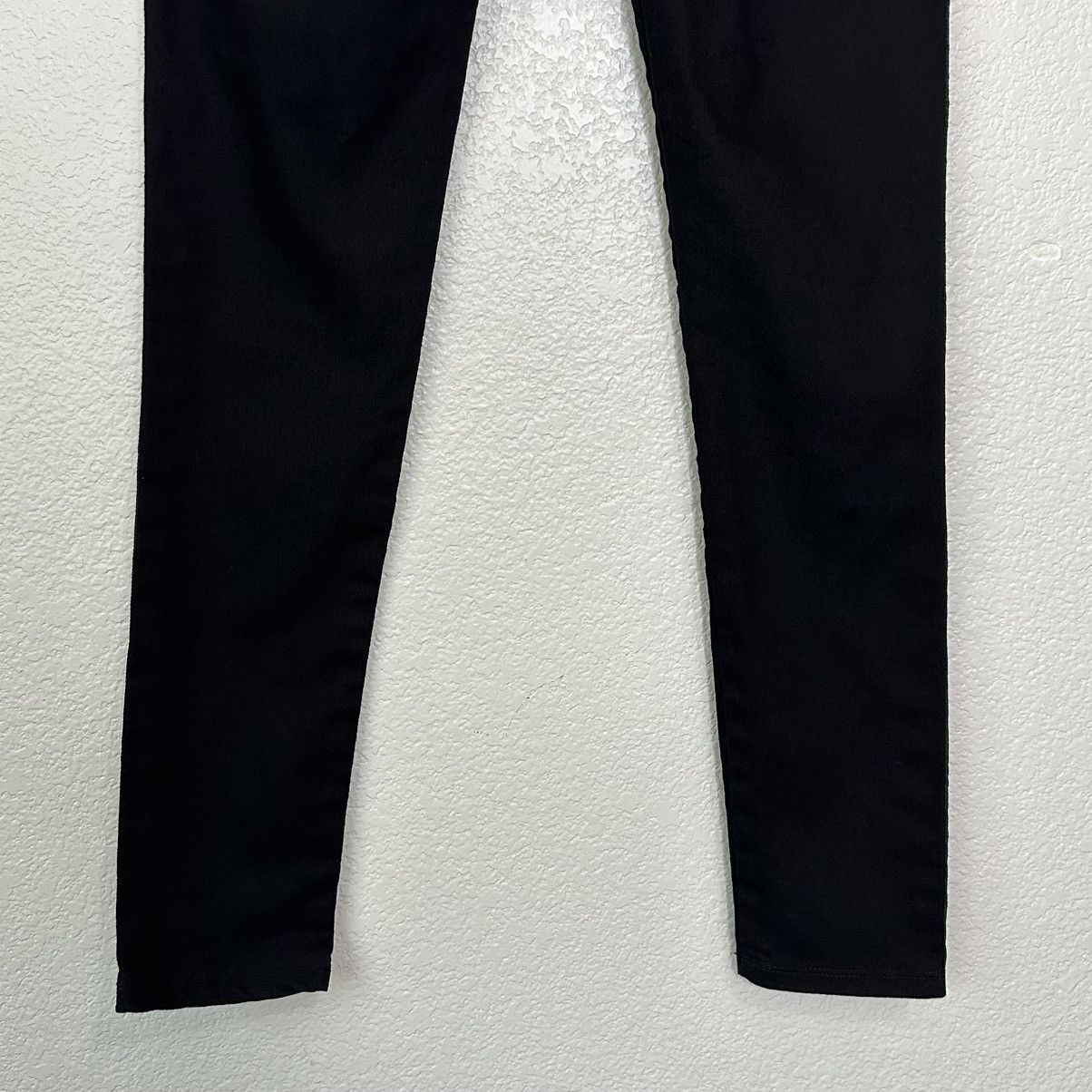 Other Messi Denim Black Side Striped Stretch Skinny Pants, Sz 4 Size 27" / US 4 / IT 40 - 10 Thumbnail