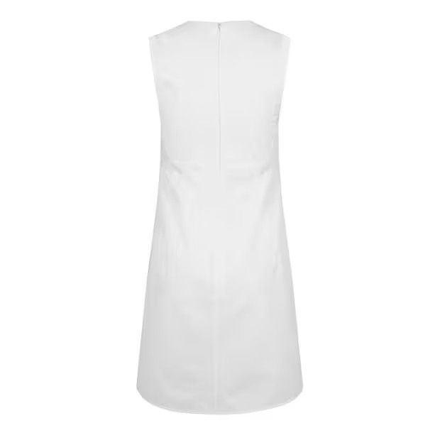Jil Sander o1g2r1mq1024 Mini Dress in White Size XS / US 0-2 / IT 36-38 - 2 Thumbnail