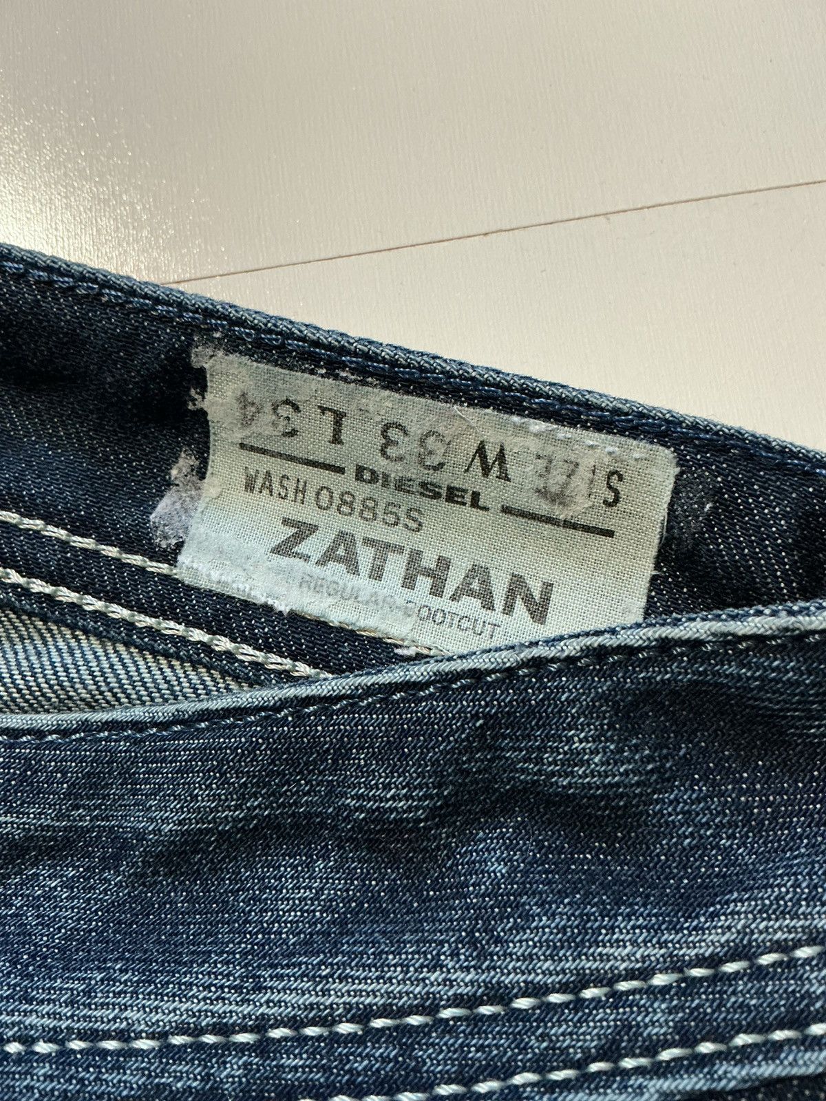 Diesel Diesel Zathan Bootcut Mushroom Shrooms Patchwork Denim Jeans Size US 36 / EU 52 - 7 Thumbnail