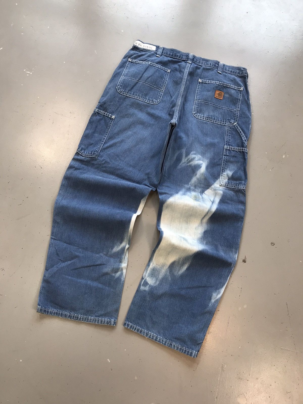 Carhartt × Vintage Vintage faded Carhartt carpenter denim Size US 36 / EU 52 - 8 Thumbnail