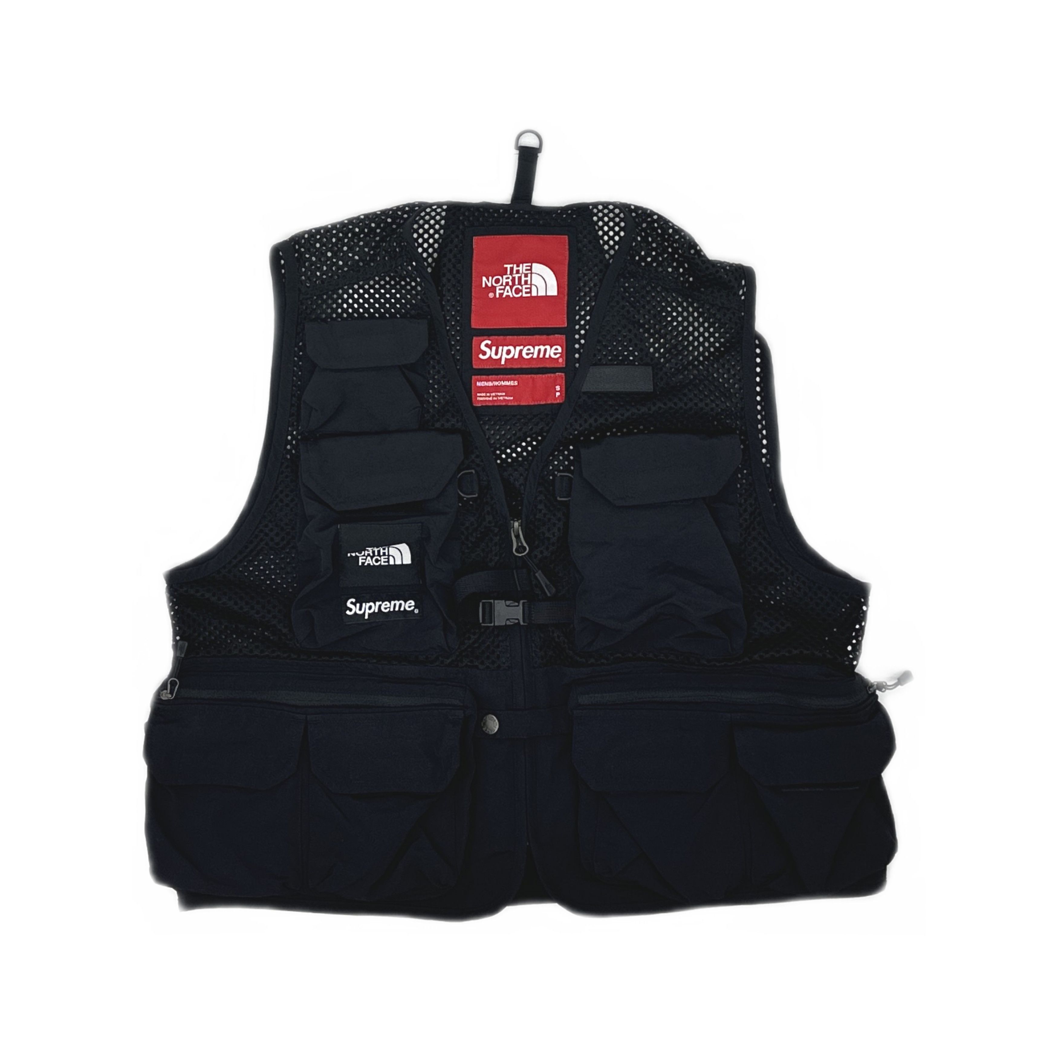 Supreme Supreme Leather Cargo Vest Black L | Grailed