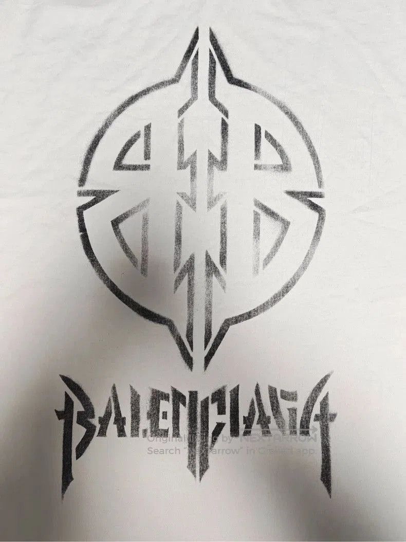 Balenciaga Balenciaga Bitcoin Distressed Short Sleeve Tee. Size US M / EU 48-50 / 2 - 3 Thumbnail