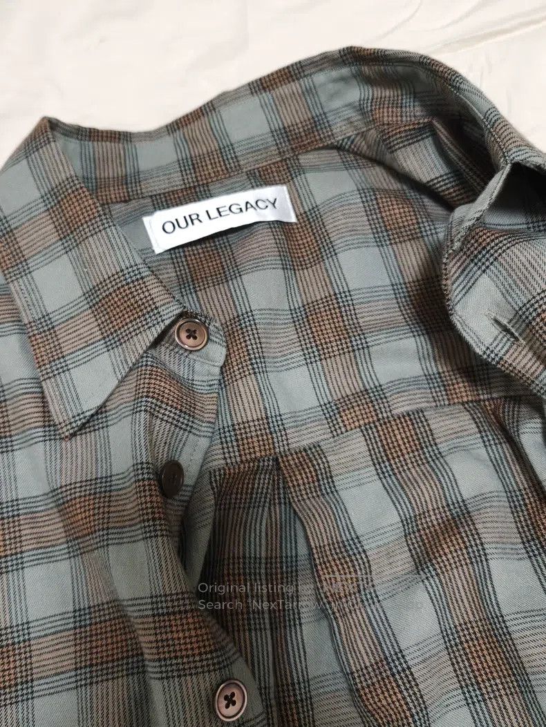 Our Legacy Our Legacy Plaid shirt Size US M / EU 48-50 / 2 - 4 Thumbnail