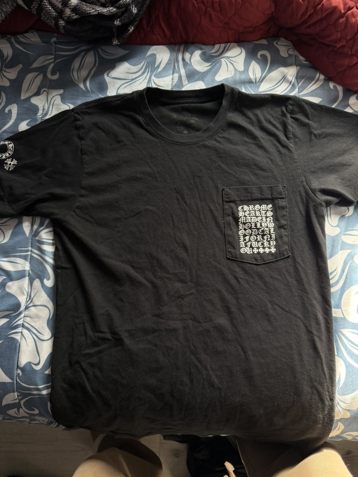 Chrome Hearts Chrome Hearts Multi-Logo Pocket Tee Size US M / EU 48-50 / 2 - 1 Thumbnail
