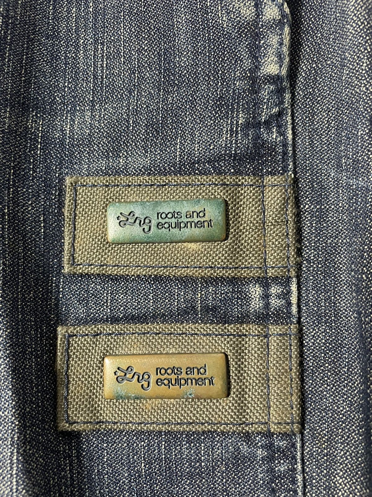 Japanese Brand LNG Multi Pockets Flair Cut Jeans Size US 35 - 6 Thumbnail