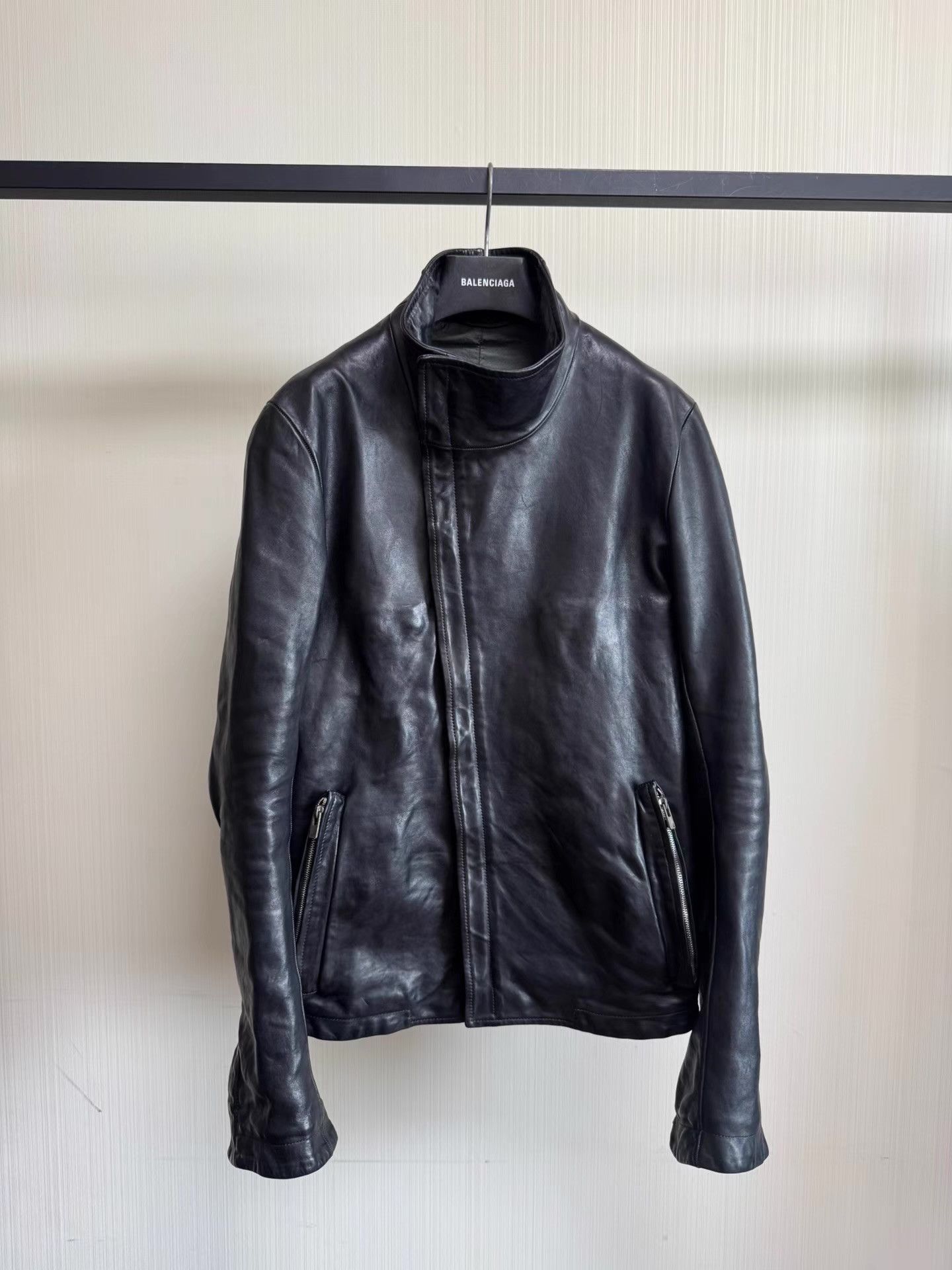 Carol Christian Poell Carol ChristianPoellLElbowAsymmetricalZipLeatherJacket Q8 Size US S / EU 44-46 / 1 - 1 Thumbnail