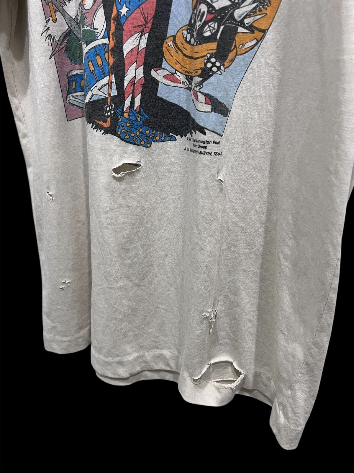 Vintage Vintage 80s Billy And The Boingers World Tour Thrashed Humor Size US M / EU 48-50 / 2 - 3 Thumbnail