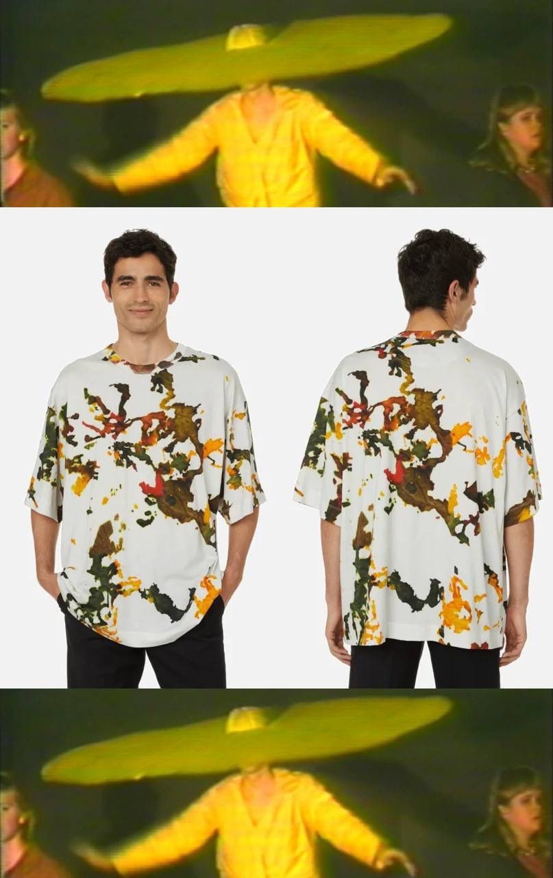 Dries Van Noten Dries Van Noten Hein Printed T-Shirt Size US M / EU 48-50 / 2 - 2 Thumbnail