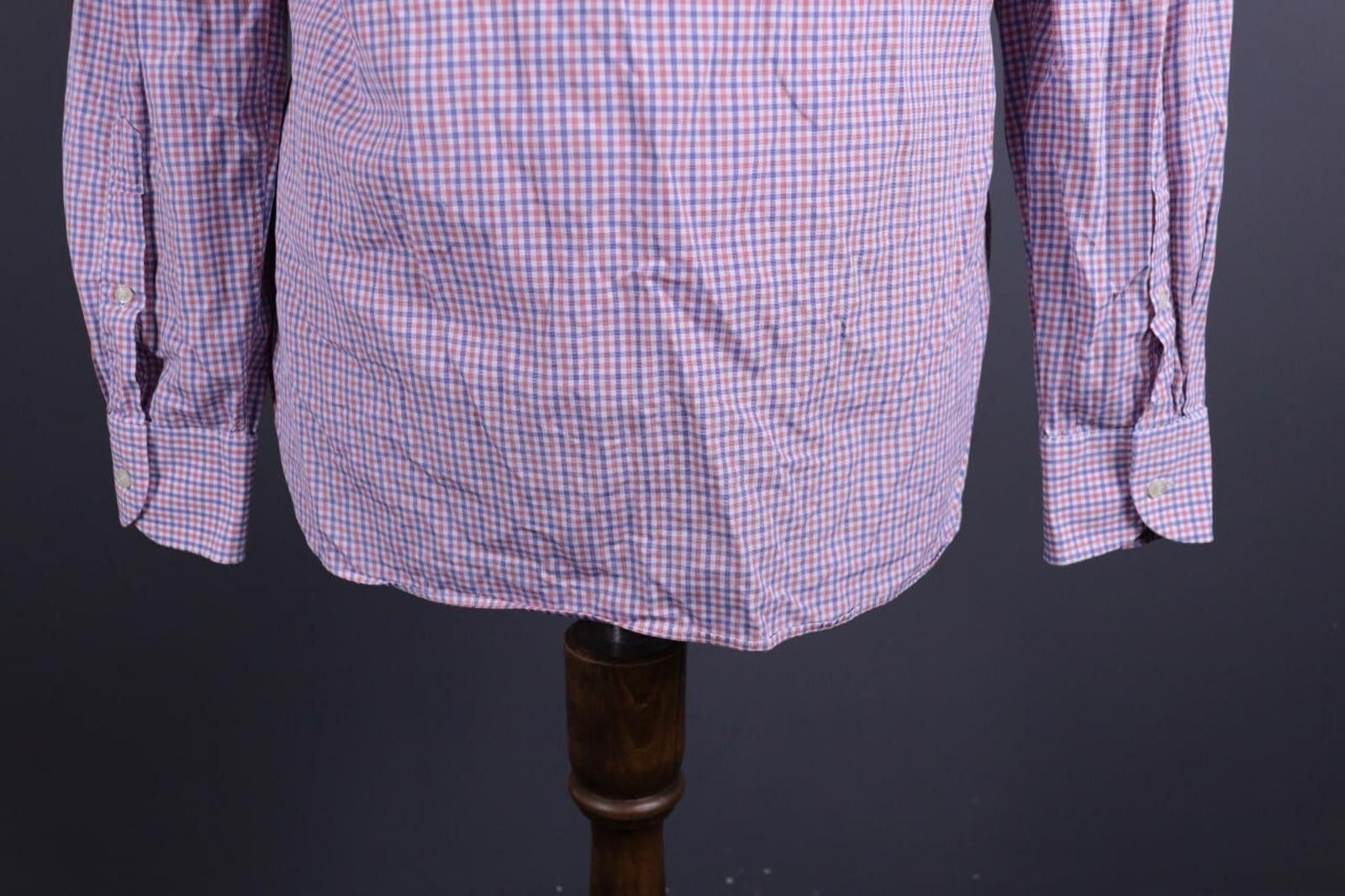 Designer Boggi Milano 2/100' Doppio Ritorto Down Shirt Size 41 / 16 Size US M / EU 48-50 / 2 - 9 Thumbnail