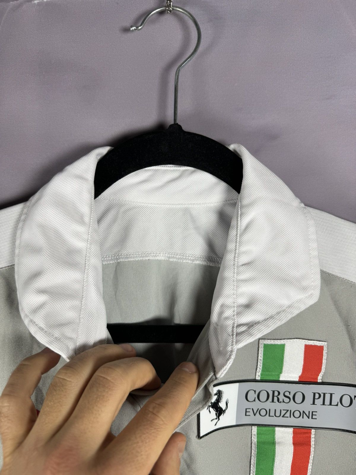 Ferrari × Puma × Vintage Vintage Puma Ferrari Corso Pilota Evoluzione Polo Shirt M sz Size US M / EU 48-50 / 2 - 7 Thumbnail