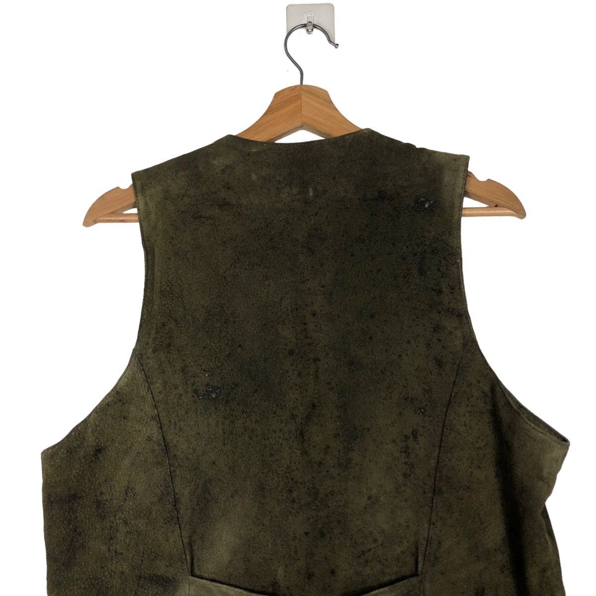 Genuine Leather 🔥Vintage Hammer Genuine Leather Utility Vest Waist Coats Size US M / EU 48-50 / 2 - 9 Thumbnail