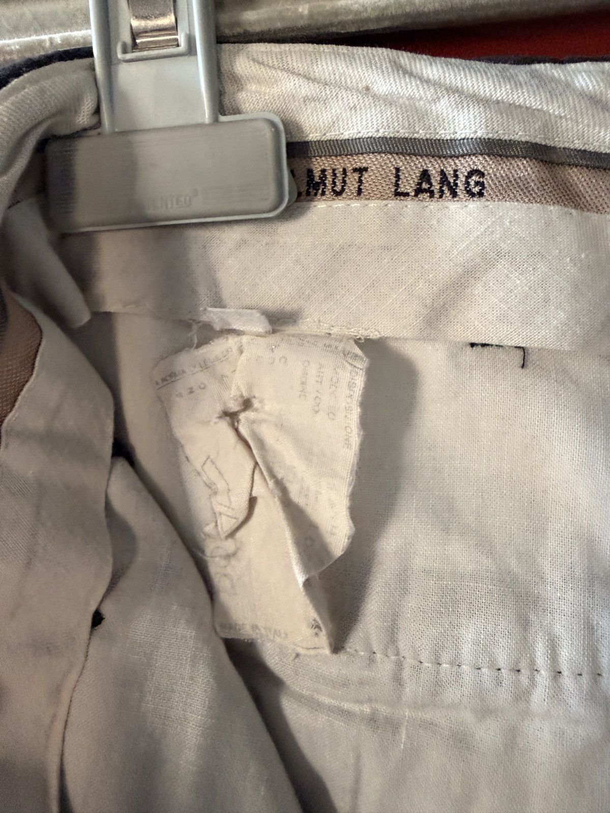 Helmut Lang Helmut Lang 1990s Archive navy Trousers Made in Italy Size US 31 - 11 Thumbnail