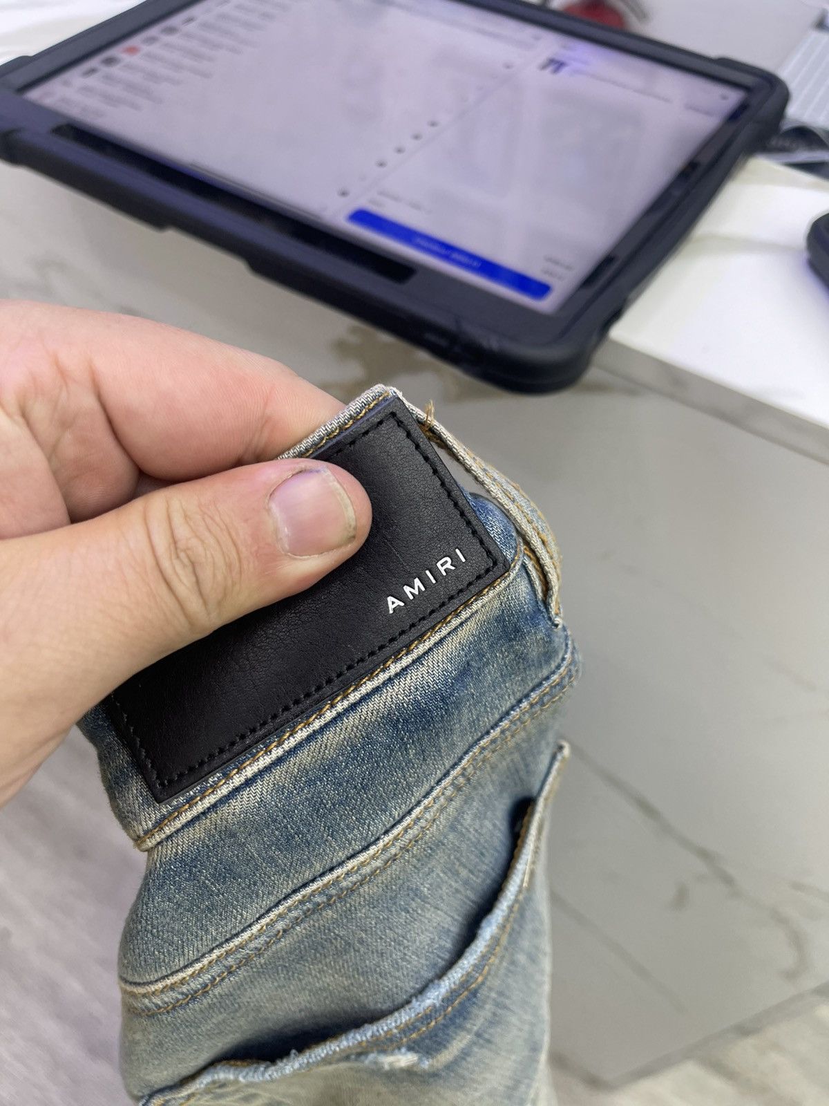 Amiri Amiri Mx1 light blue jeans Marble Size US 36 / EU 52 - 3 Thumbnail