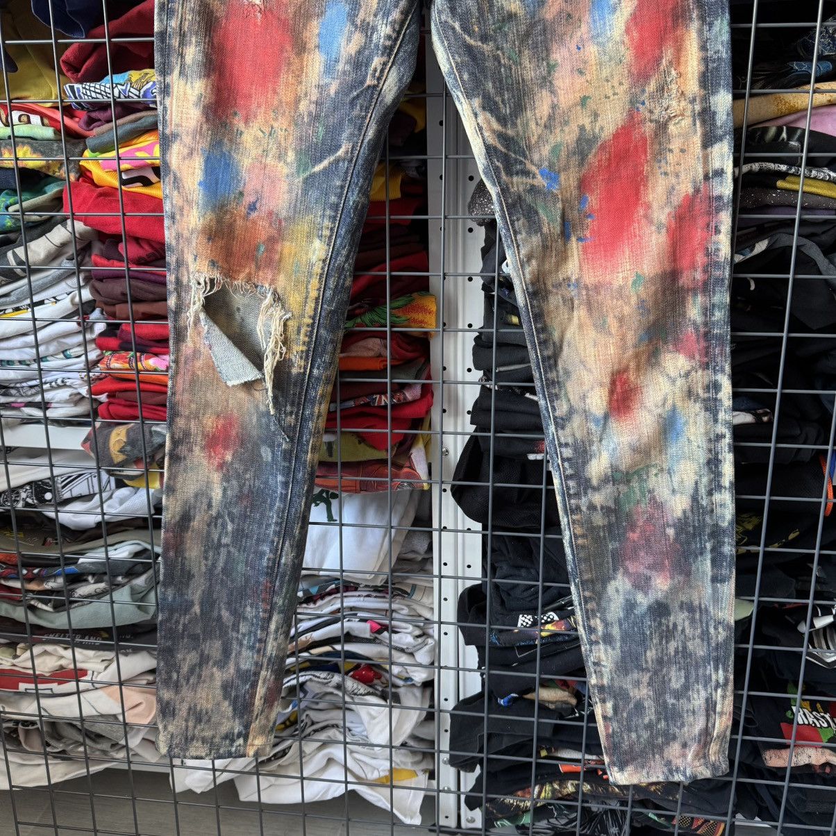 Polo Ralph Lauren Ralph Lauren Denim & Supply Paint Splatter Distress Jeans Size 28" / US 6 / IT 42 - 8 Thumbnail