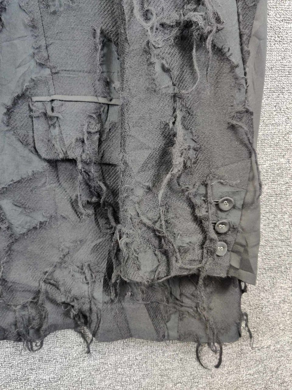 gomme Gomme Homme Maki Hiroshige Atelier Frayed Jacquard Jacket Size US M / EU 48-50 / 2 - 3 Thumbnail