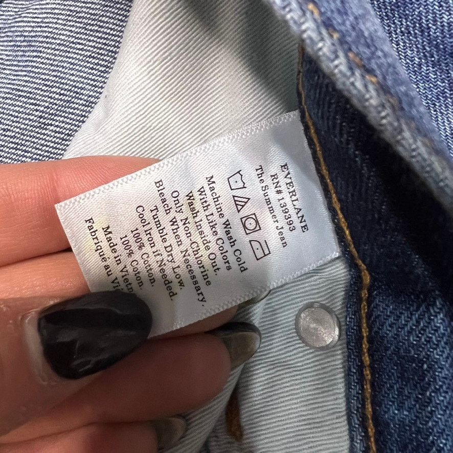 Everlane Everlane Women's 27 High-Waisted Straight The Summer Jean Size 27" / US 4 / IT 40 - 3 Thumbnail