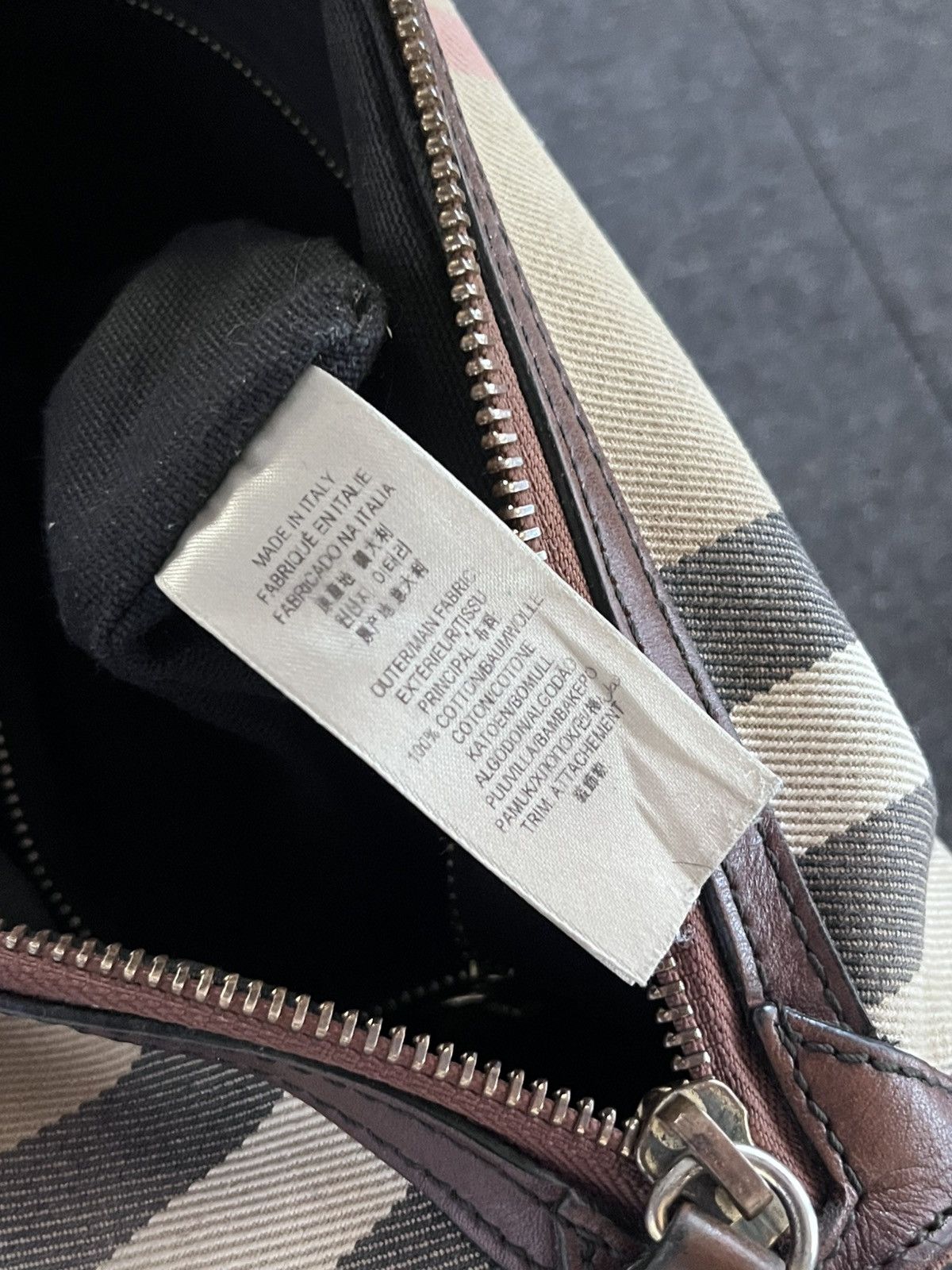 Burberry Vintage luxury Burberry bowling handl bag Size ONE SIZE - 14 Thumbnail