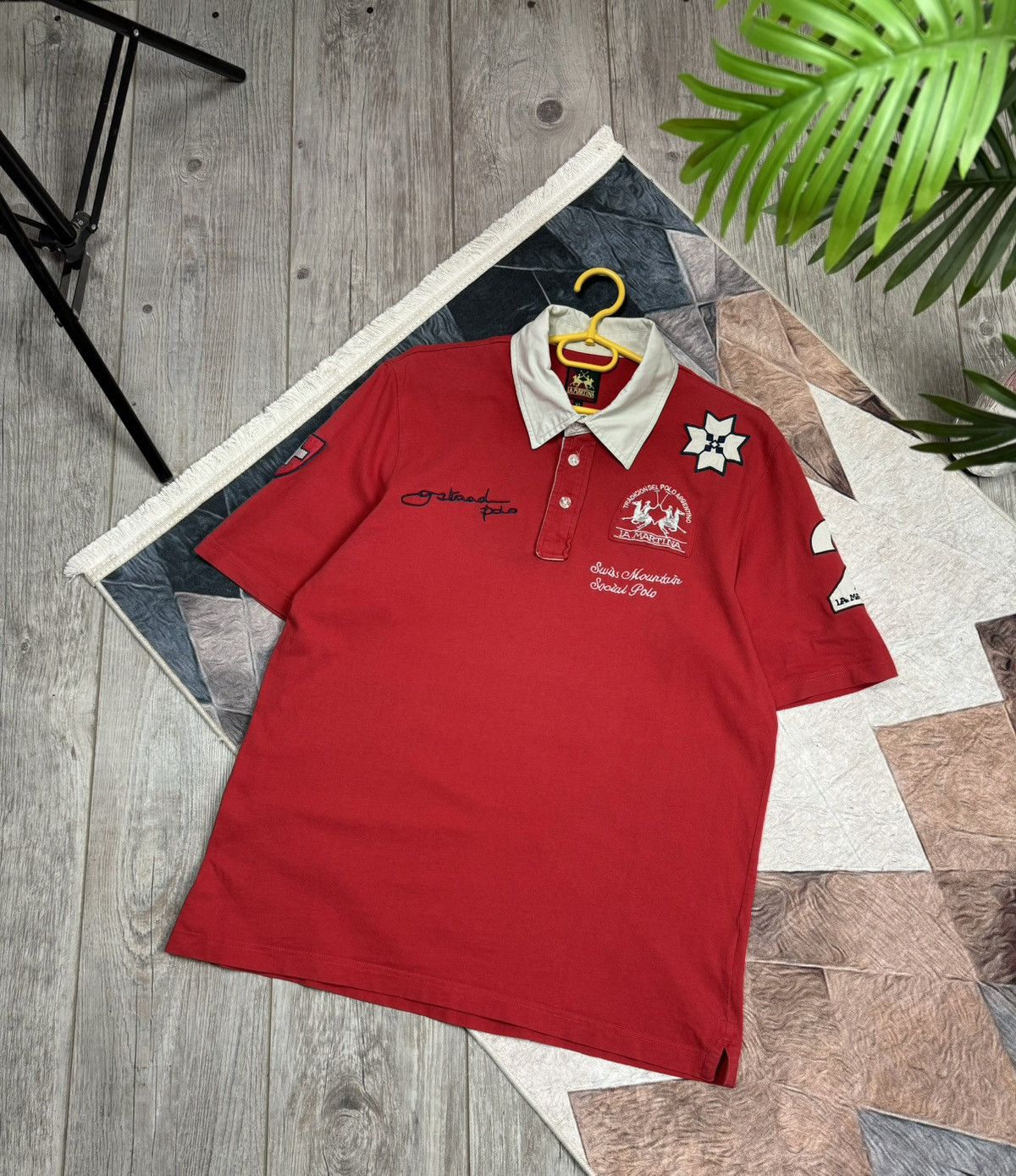 La Martina La Martina Polo Tee T-shirt vintage luxury size L Size US L / EU 52-54 / 3 - 5 Thumbnail