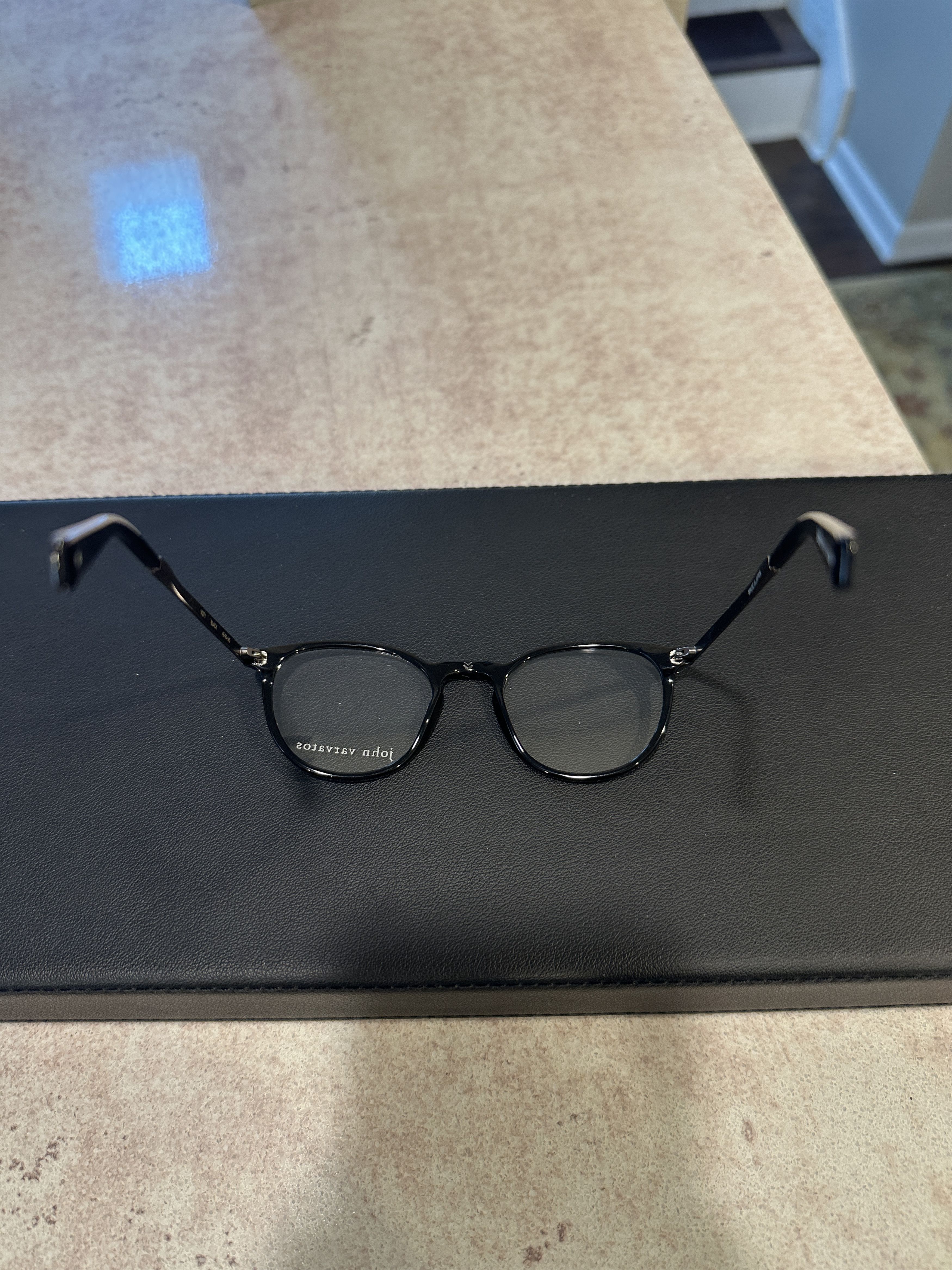 John Varvatos V371 48-20-145 Black Glasses Size ONE SIZE - 7 Thumbnail
