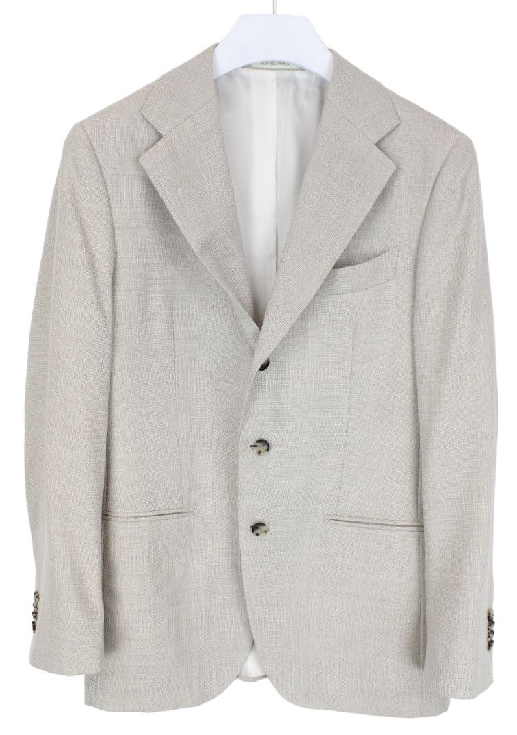 Suitsupply SUITSUPPLY Havana Jetted FL Slim / Soho SA Suit Men's UK 38 Size 38R - 2 Thumbnail