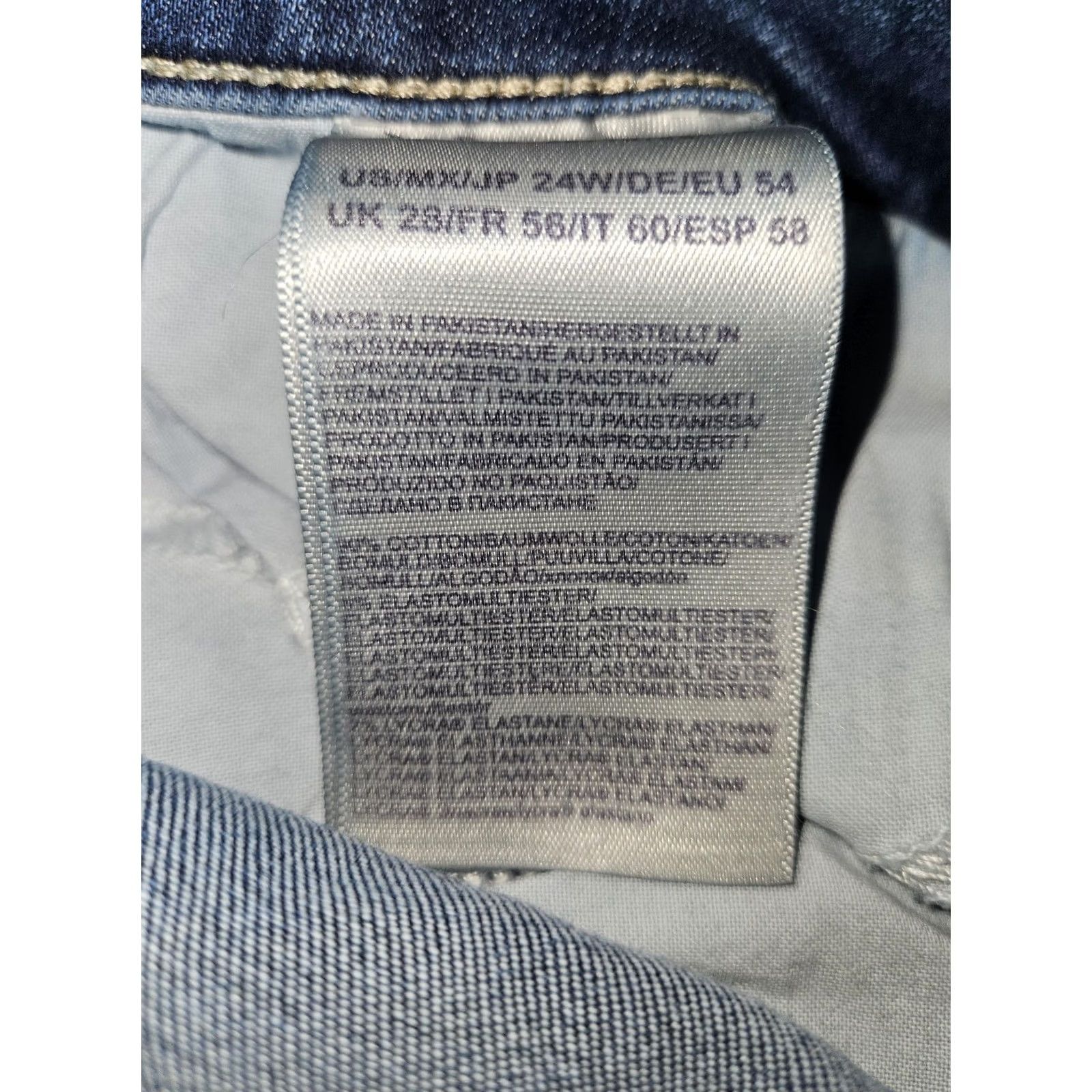NYDJ NYDJ Jeans Womens 24W Blue Light Wash Marilyn Straight High Rise Stretch Pants Denim Jeans 5-Pocket Size 42" / US 20 - 8 Thumbnail