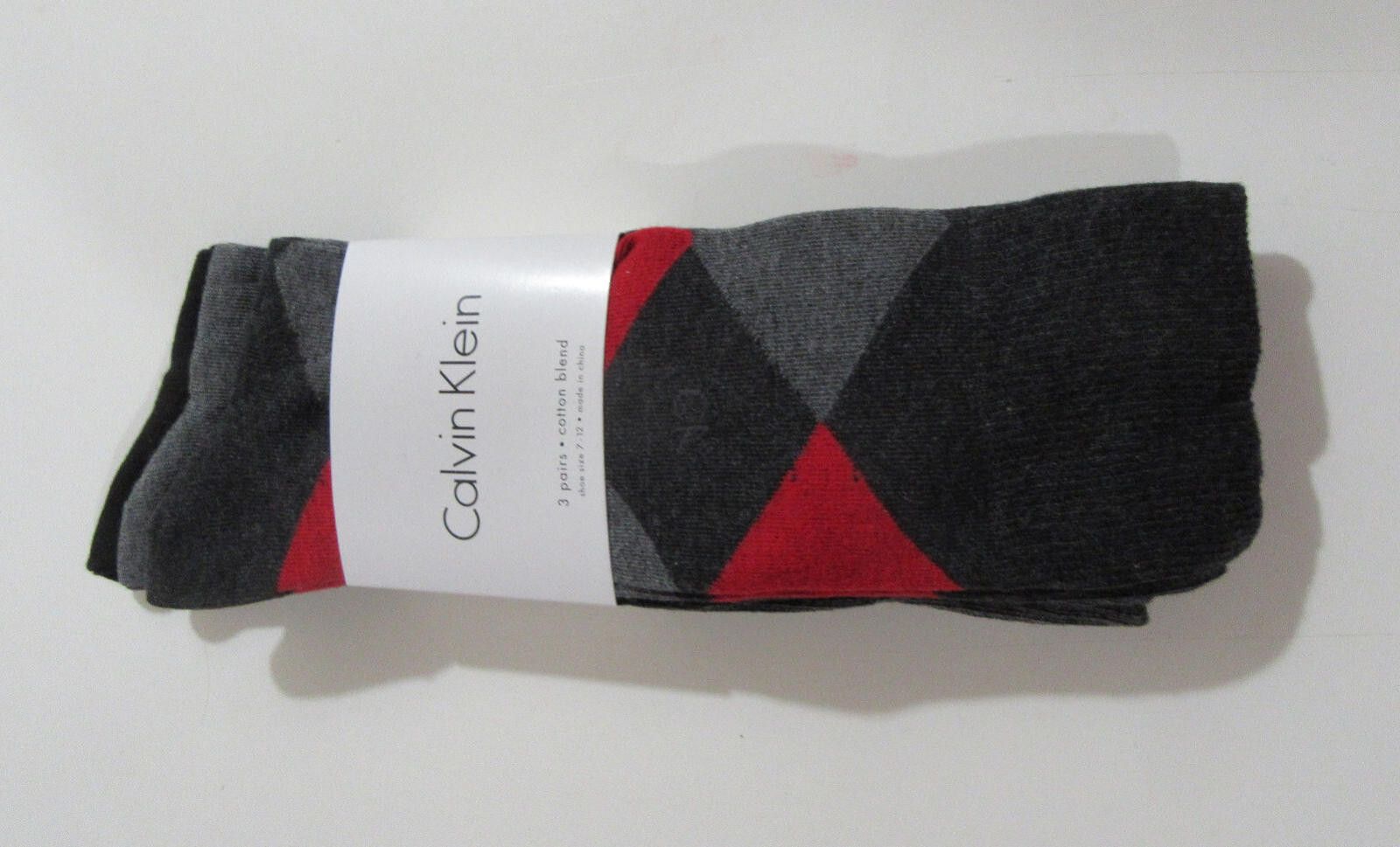 Calvin Klein Calvin Klein Mens Trouser Dress Socks Assorted 3 pack Size ONE SIZE - 3 Thumbnail