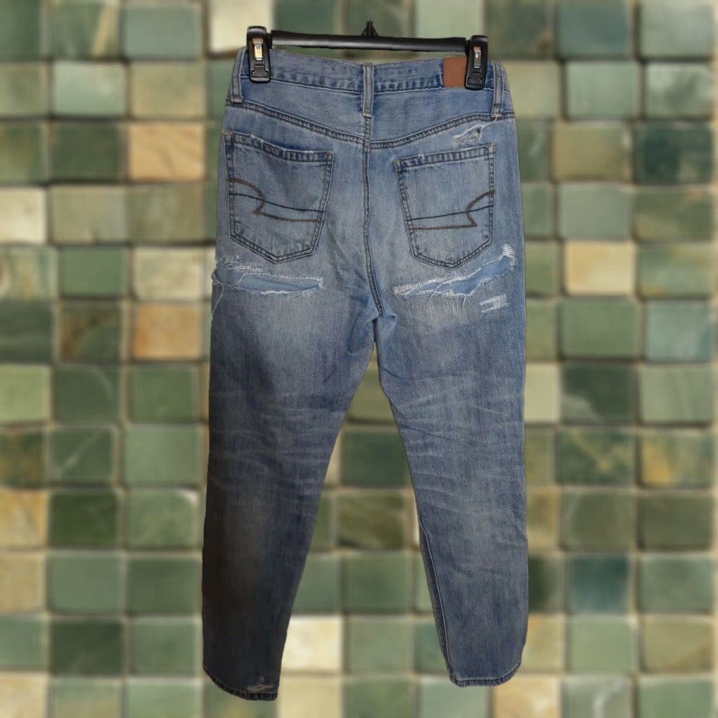 American Eagle Outfitters VINTAGE American Eagle Jeans Women's Size 2 Hi Rise Skinny Distressed Light Wash Size 26" / US 2 / IT 38 - 1 Thumbnail