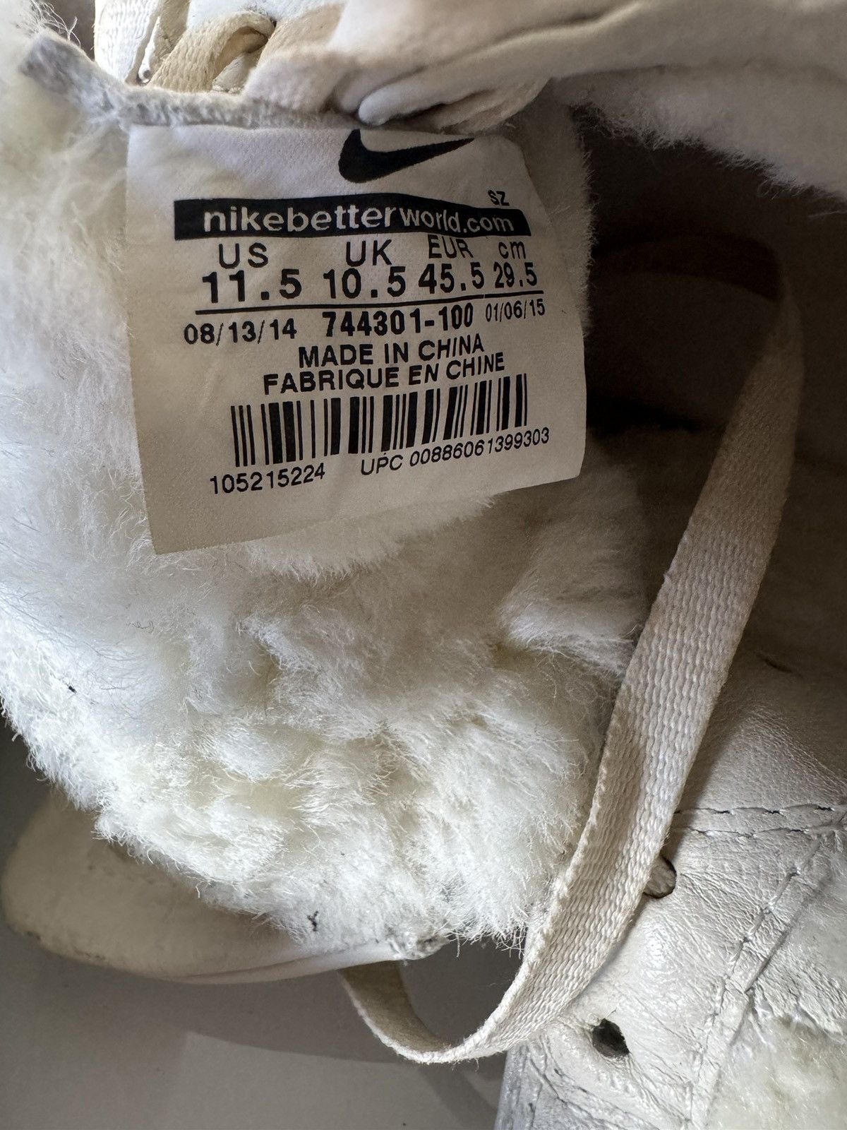 Nike Nike Dunk Hi Lux SP Sherpa Size US 11.5 / EU 44-45 - 5 Thumbnail