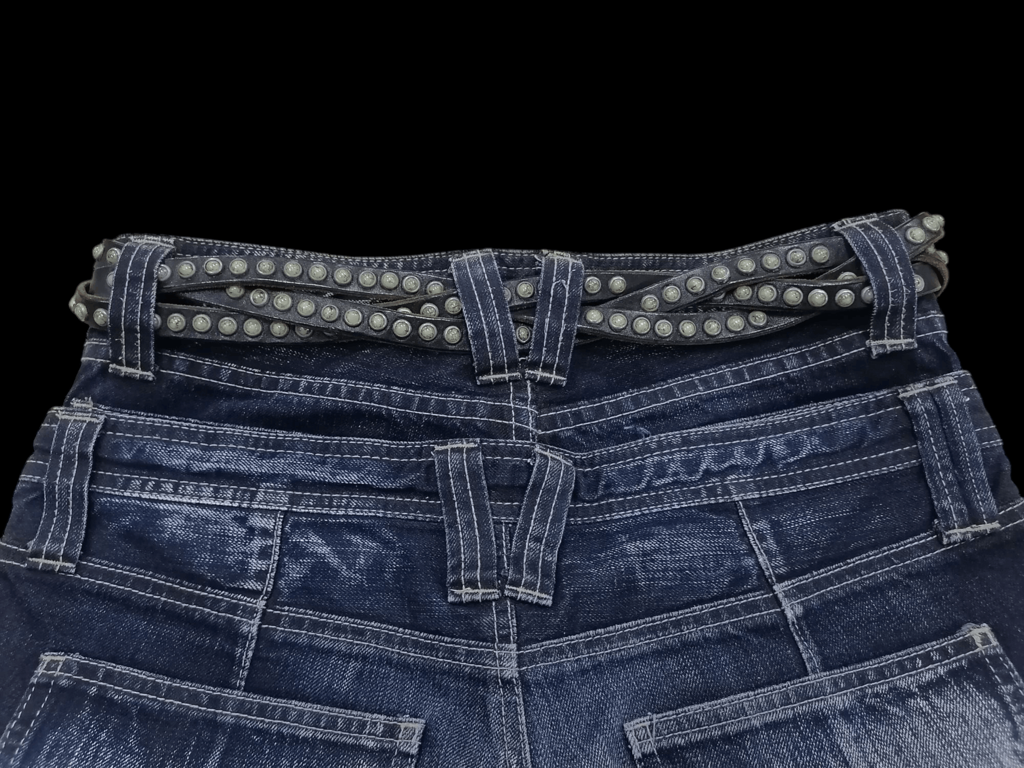 Genuine Leather × Japanese Brand Japan Leather Craft Beads Belts Size ONE SIZE - 4 Thumbnail